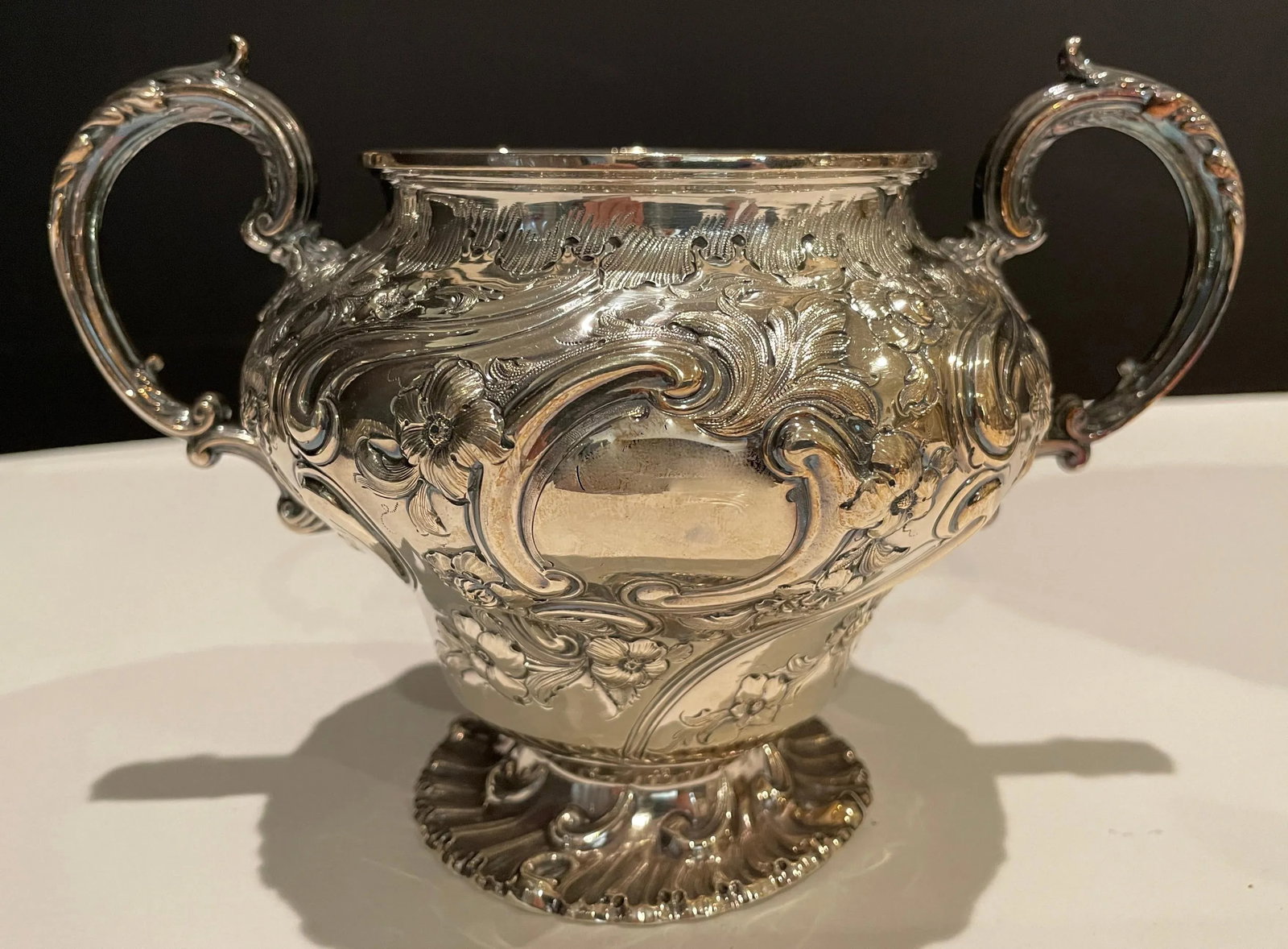 Mid 19th Century Antique Martin, Hall & Co. English Silver Plate Tea Set, 6 Pieces - 9