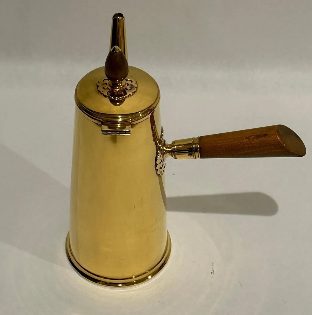 Mid 20th Century Tiffany & Co. Gilt Sterling Silver Chocolate Pot - 7