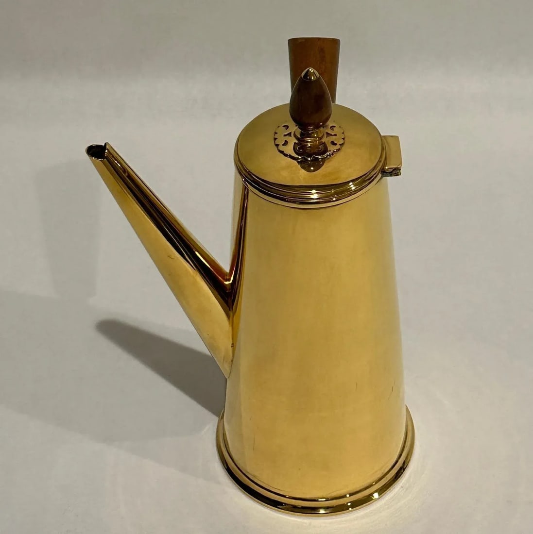 Mid 20th Century Tiffany & Co. Gilt Sterling Silver Chocolate Pot - 8