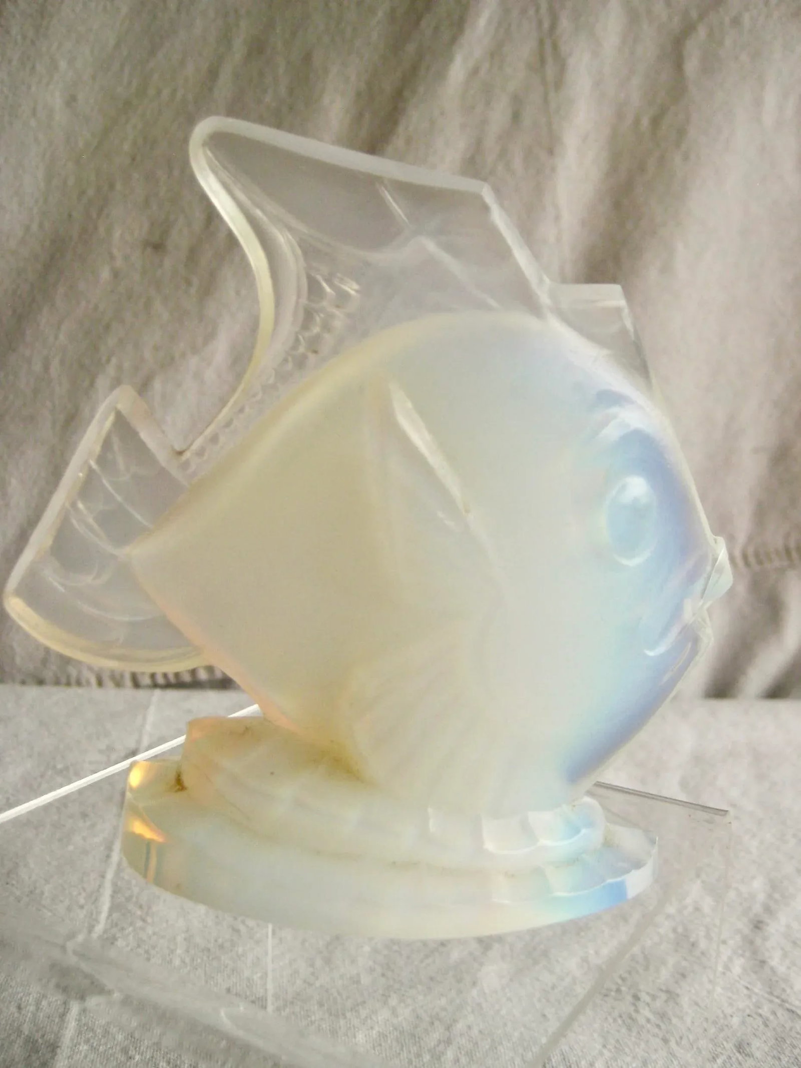 1930s French Opalescent Sabino Glass Fish - 6