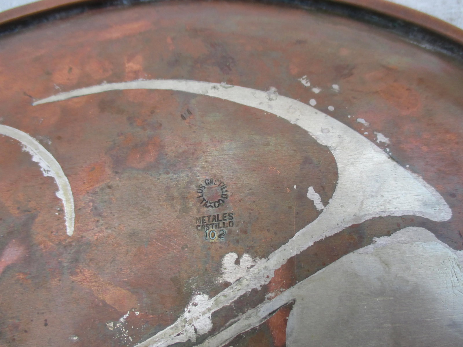 MCM Mexican Los Castillos Fish Tray - 9