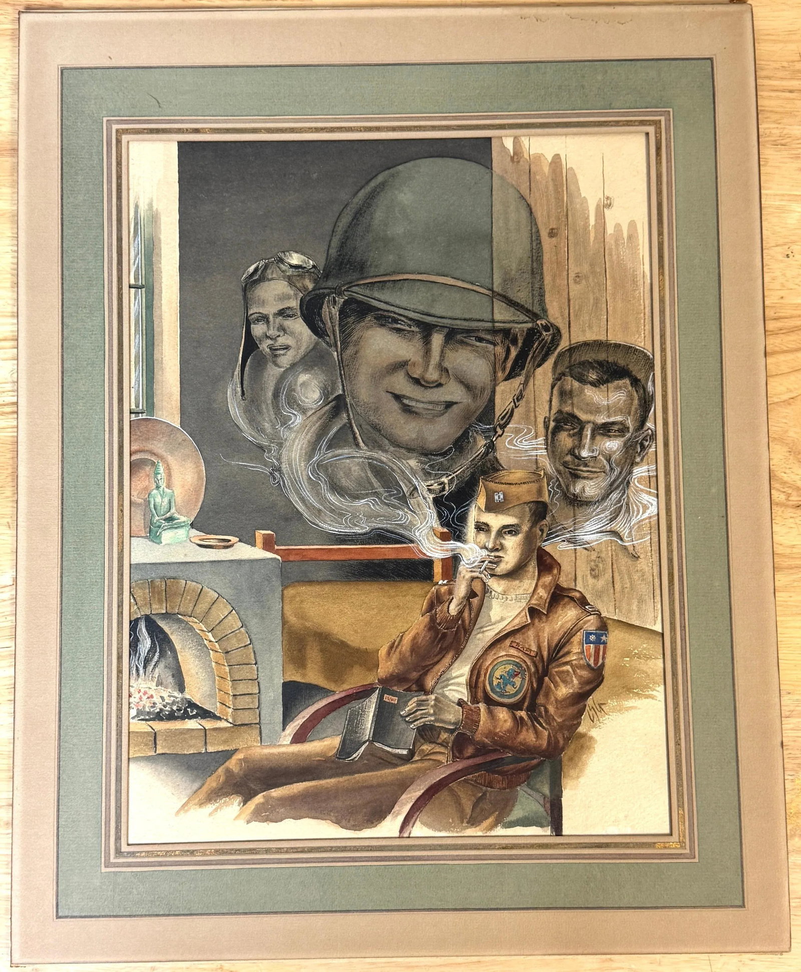 WWII Private Theater: Gay American Soldier in Reflection - 7