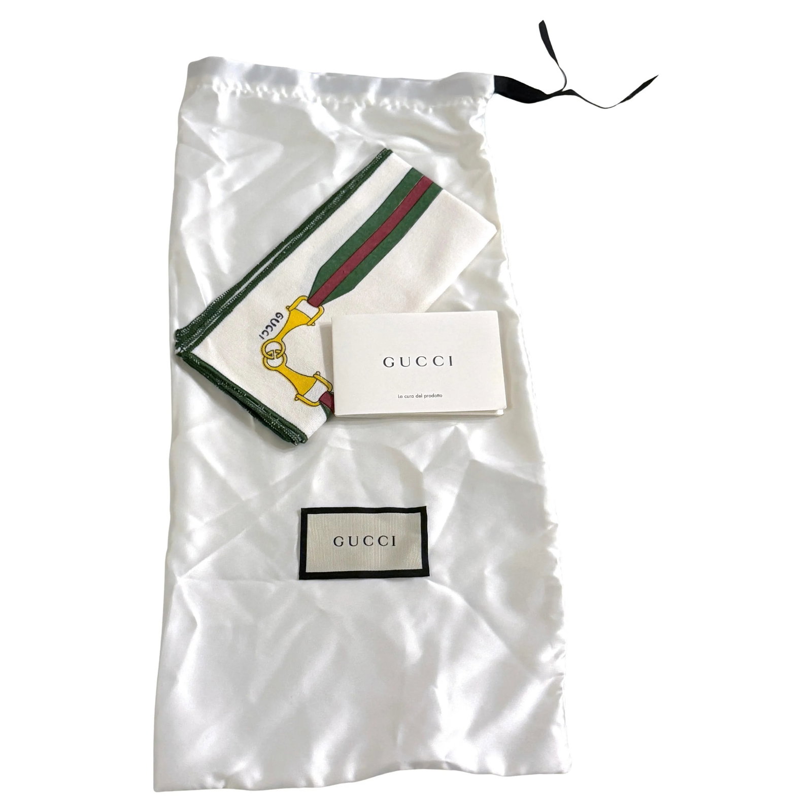 12 Vintage Aldo Gucci Equestrian Napkins with Horsebit Motif, Signed, 1980s - 3