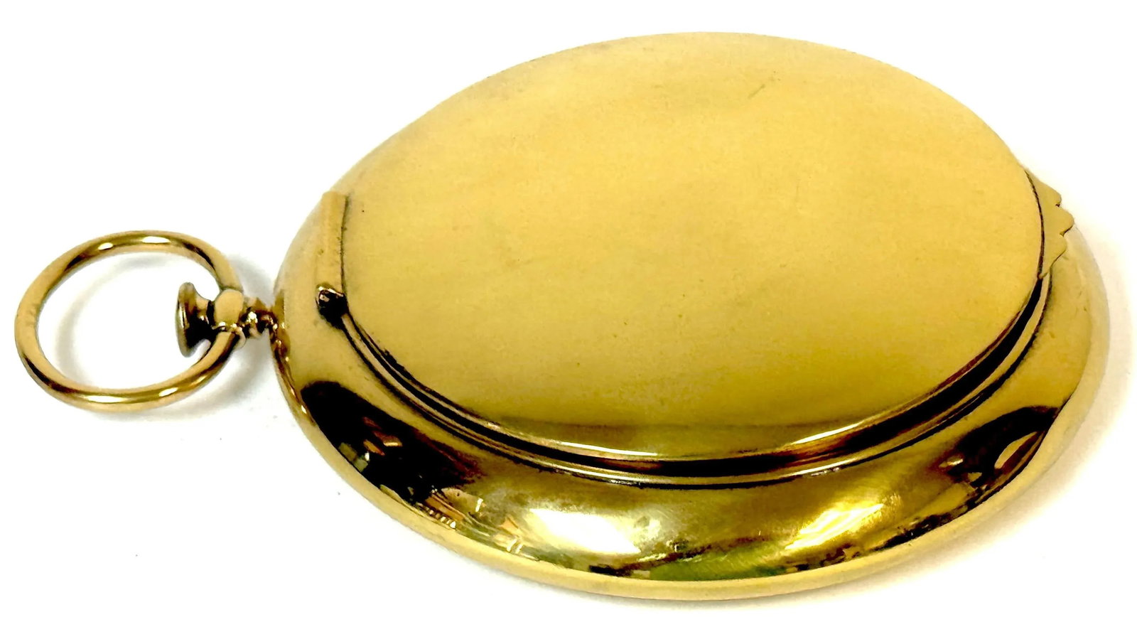 Victorian Brass Oversized Pocket Watch-Form Box, England, Circa 1880 - 3