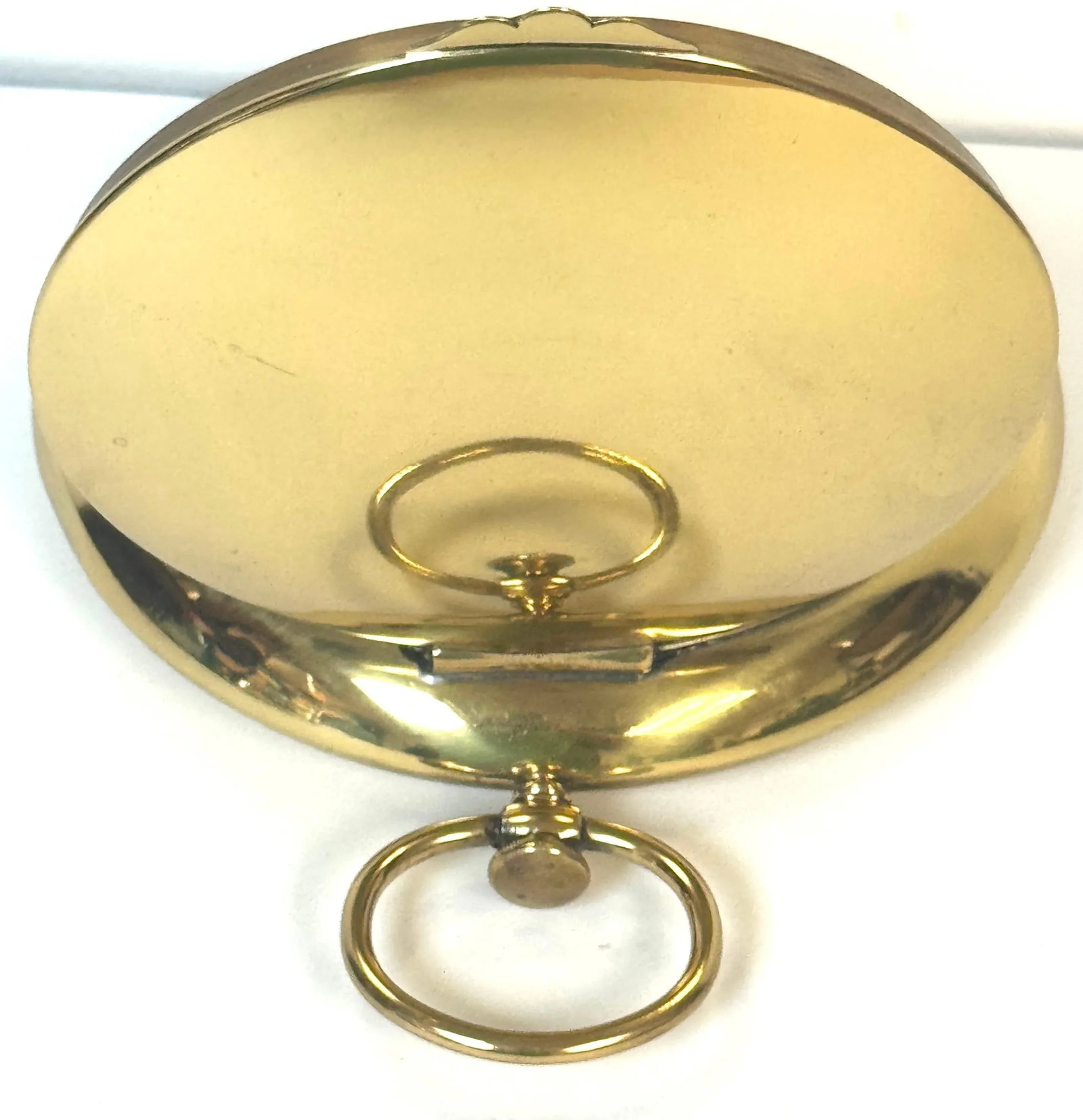 Victorian Brass Oversized Pocket Watch-Form Box, England, Circa 1880 - 6