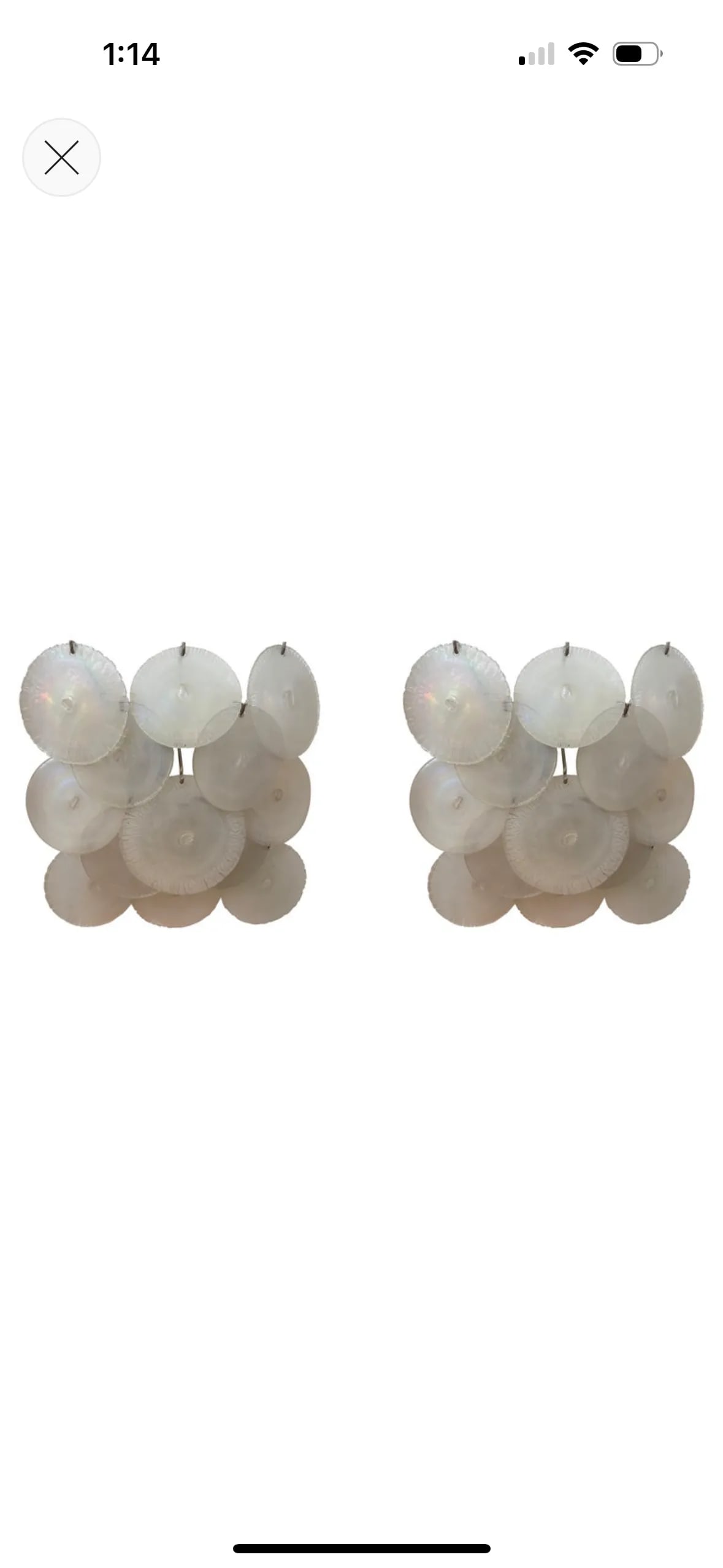 1960s Pair of Opalescent Murano Glass Sconces by Vistosi - 10