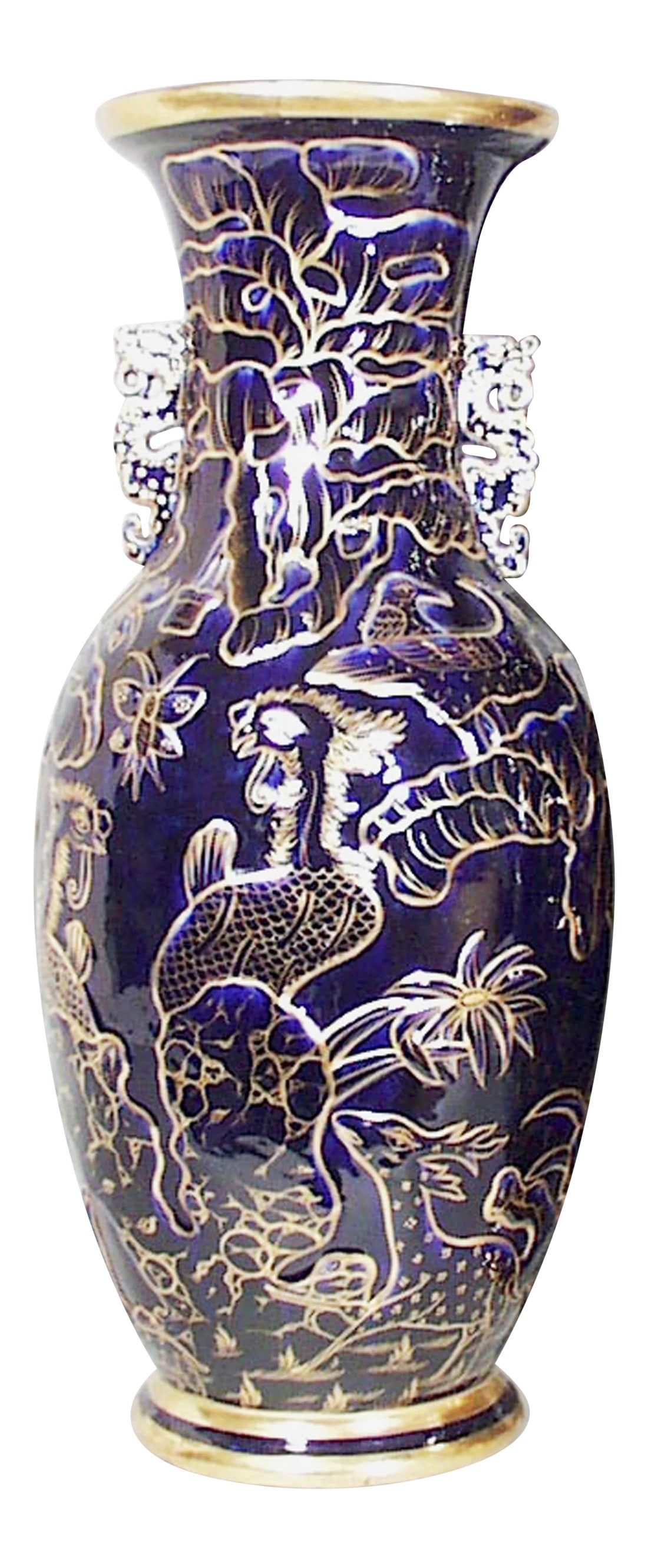 Mason's Ironstone Chinoiserie Mazarine Blue Vase (1 of 4)