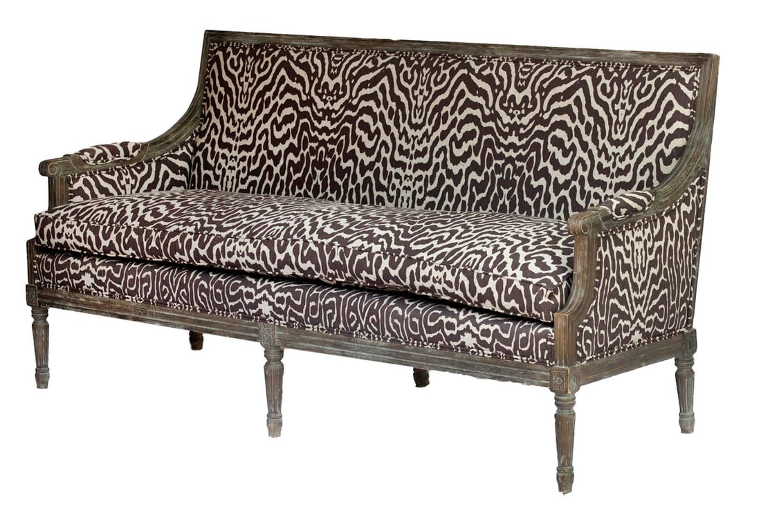 Vintage Restoration Hardware Sette, Newly Reupholstered - 4
