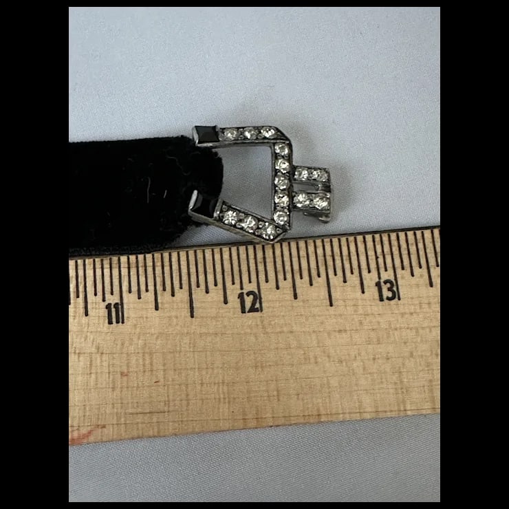 1940s Rhinestone Choker - 8