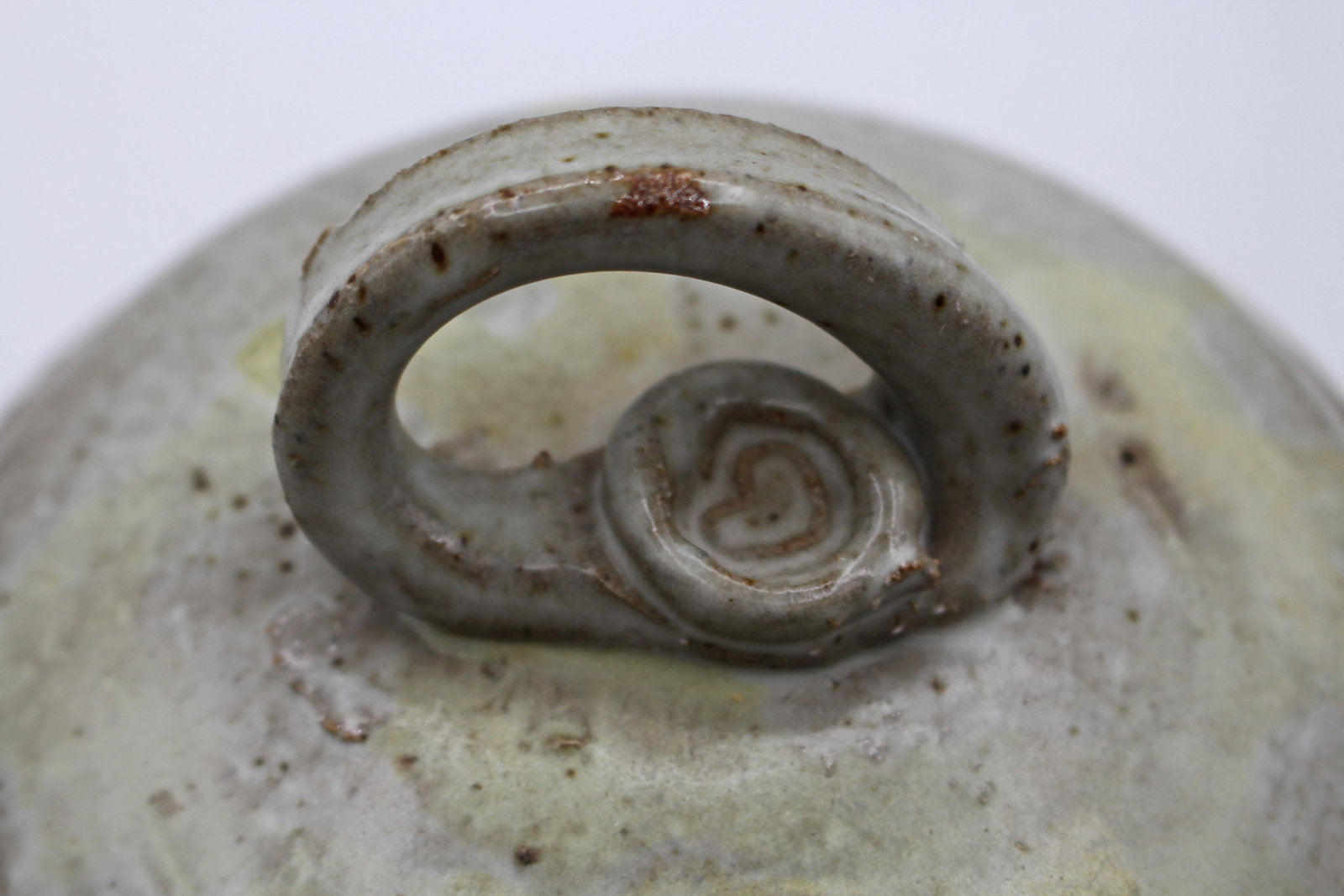 Signed and Stamped Lidded Stoneware Box by Warren MacKenzie - 5