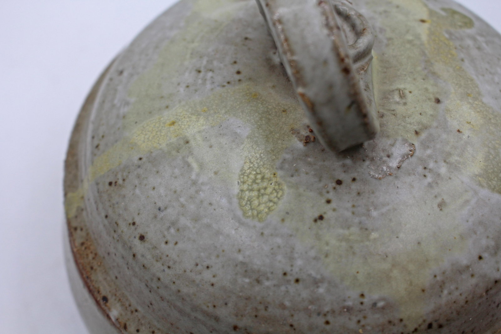Signed and Stamped Lidded Stoneware Box by Warren MacKenzie - 6