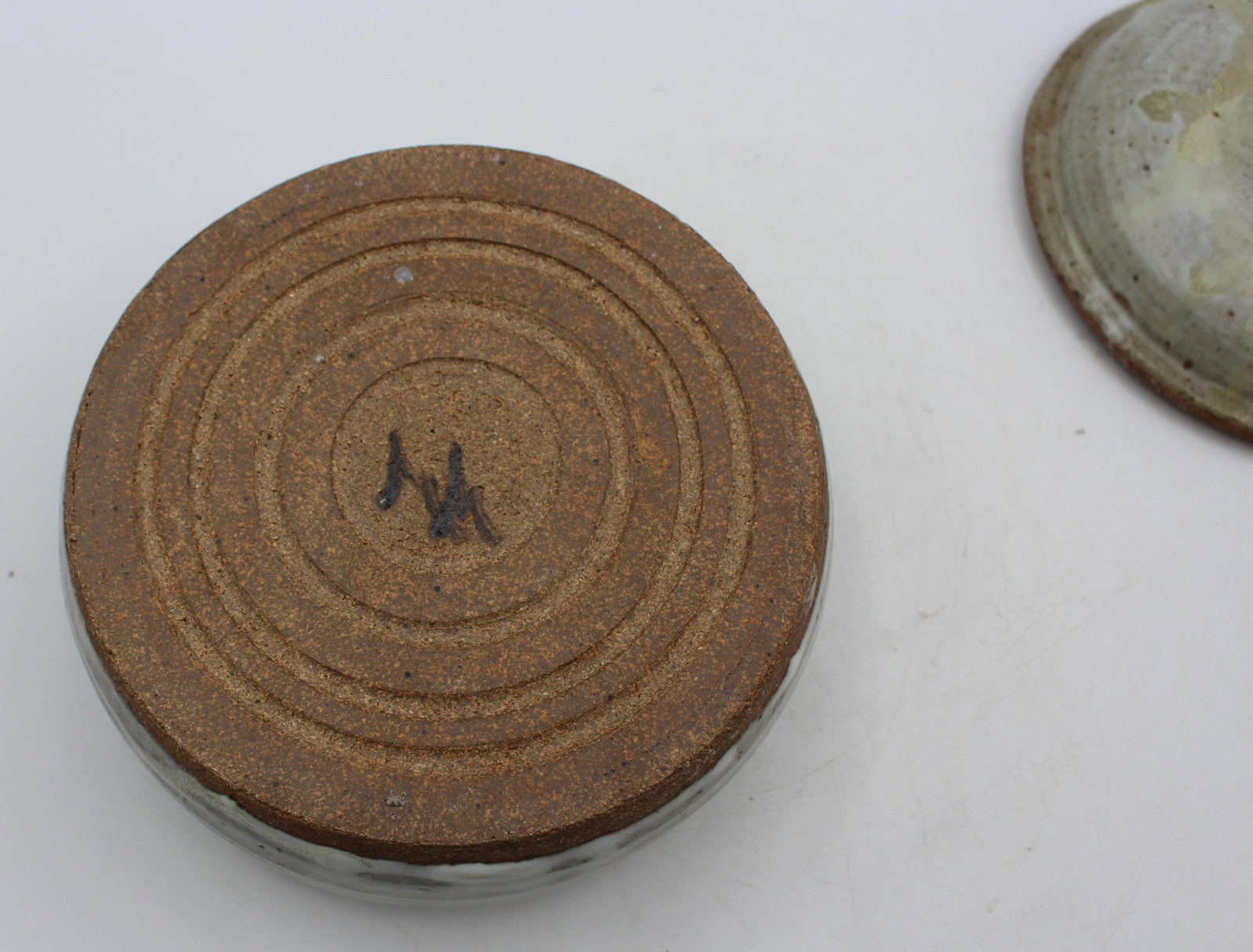 Signed and Stamped Lidded Stoneware Box by Warren MacKenzie - 7