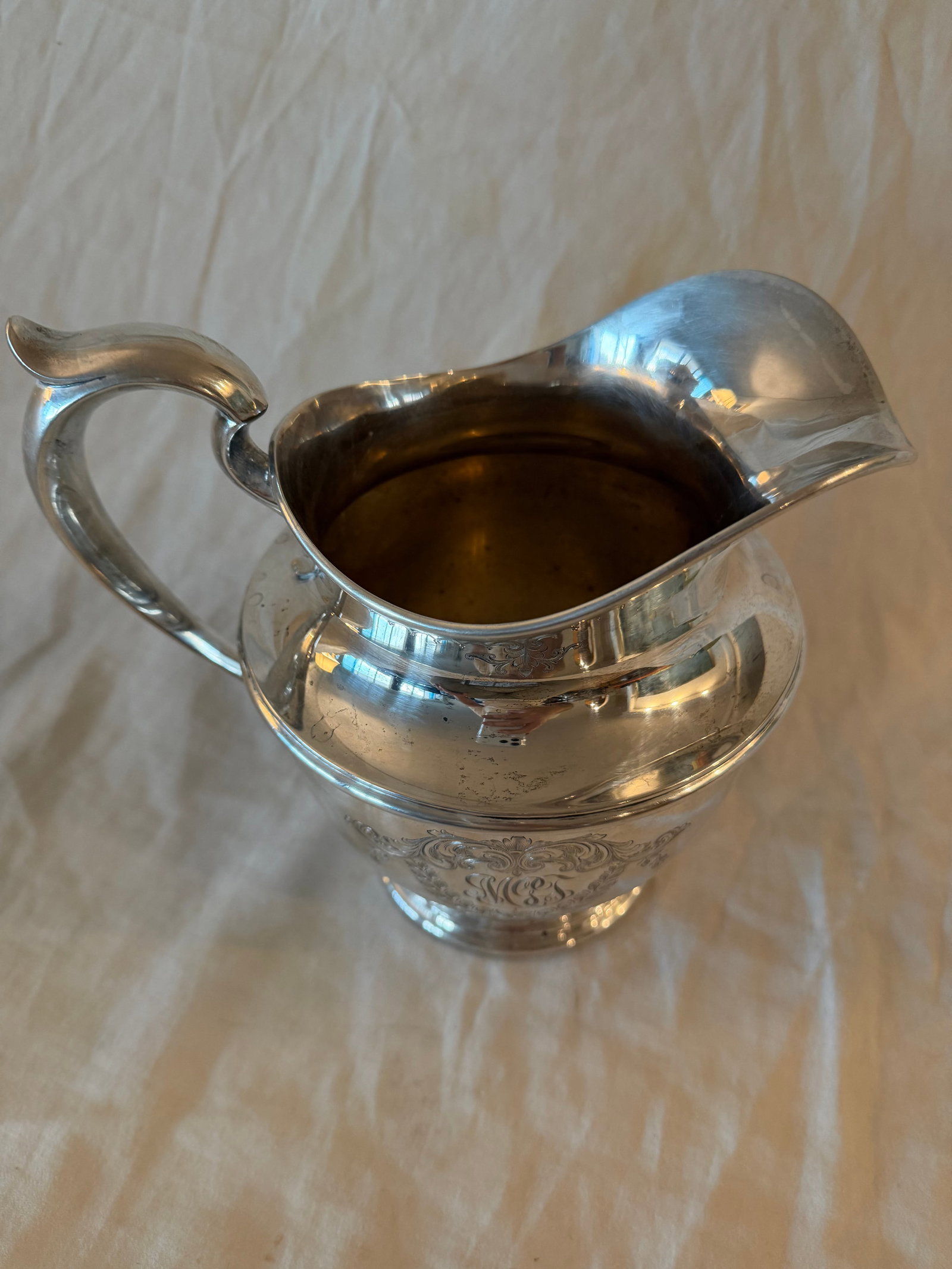 Early 20th Century Spaulding & Co. Sterling Silver Pitcher - 2
