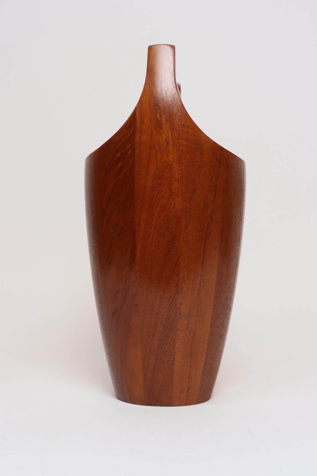 Danish Modern Staved Teak "Congo" Ice Bucket by Jens Quistgaard for Dansk - 3