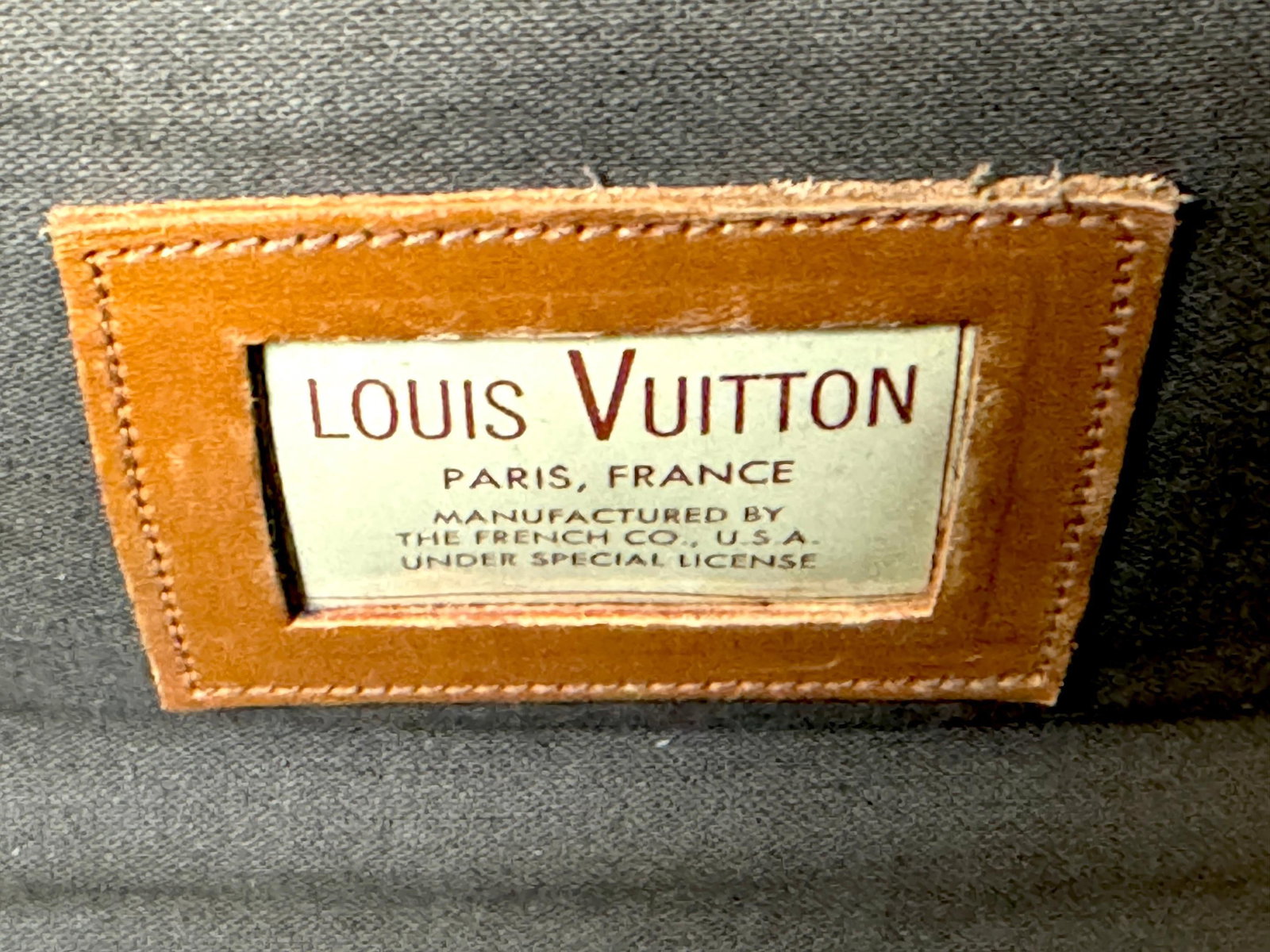 Vintage Louis Vuitton Canvas & Leather Monogram Diminutive Suitcase, Circa 1970s - 4