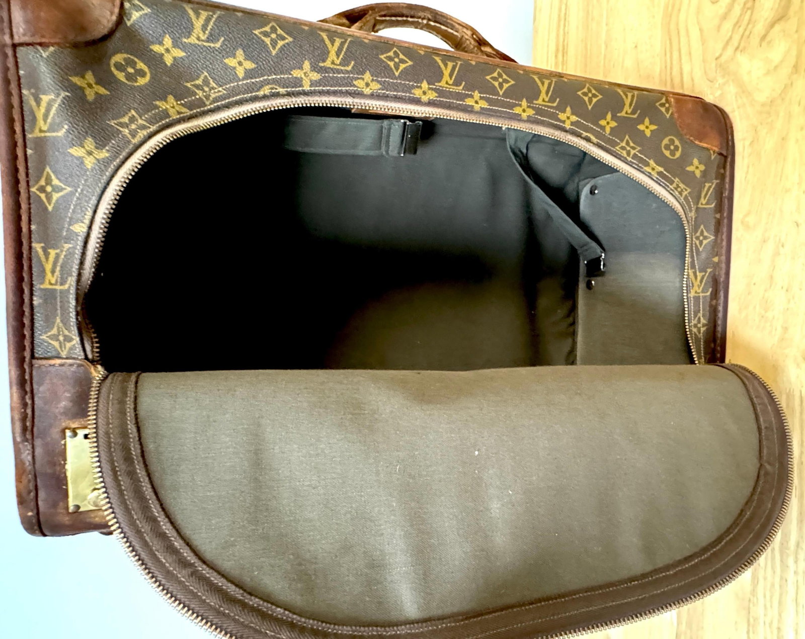 Vintage Louis Vuitton Canvas & Leather Monogram Diminutive Suitcase, Circa 1970s - 5