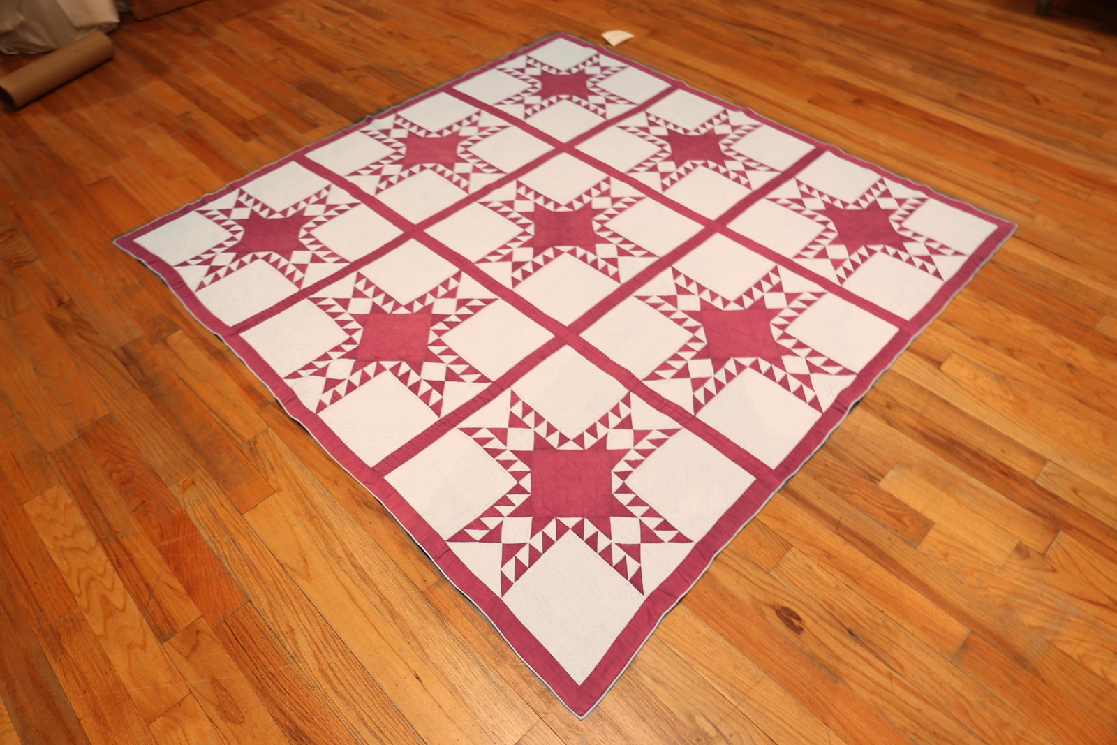 Nazmiyal Collection Antique American Quilt Textile - 2