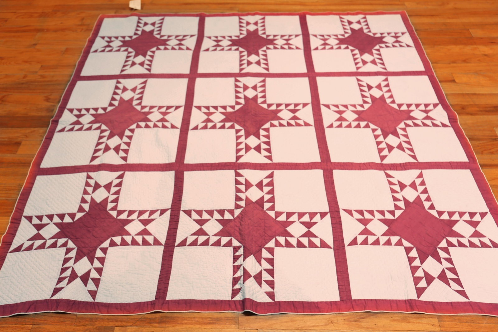 Nazmiyal Collection Antique American Quilt Textile - 3