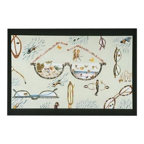 Very Large Intricate Collage Titled Diving Deep