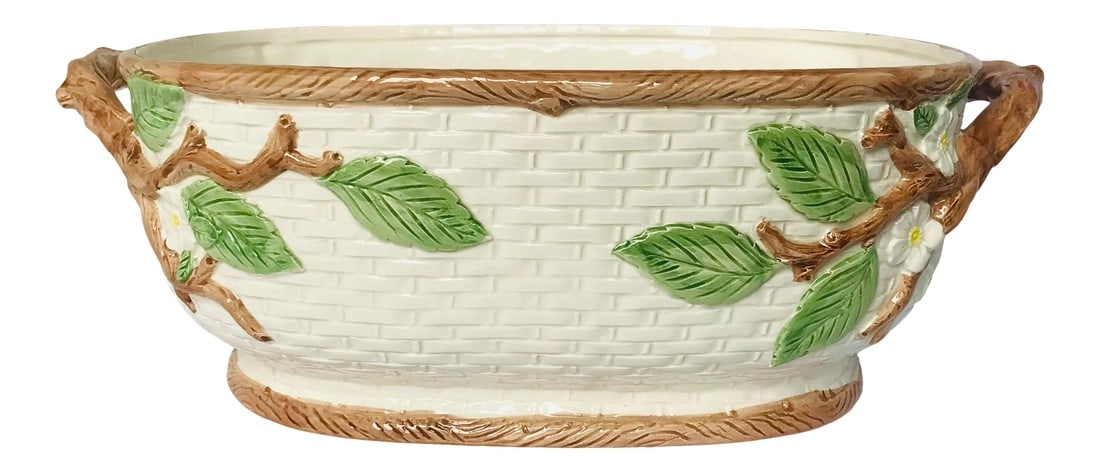 1990 Fitz & Floyd 3 1/2 Qt Basket (1 of 7)