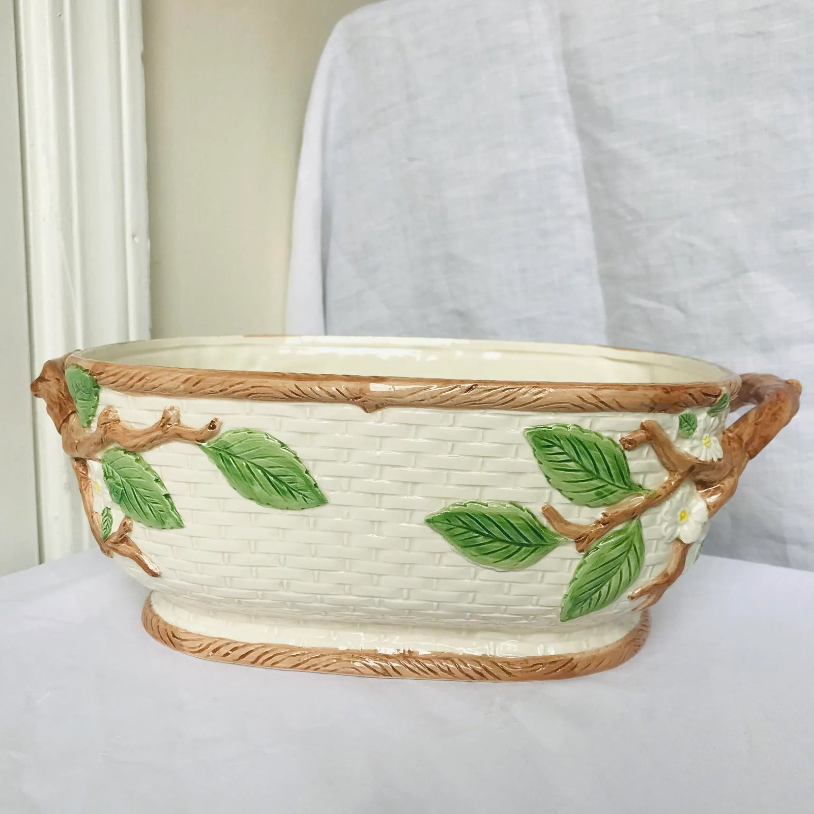 1990 Fitz & Floyd 3 1/2 Qt Basket - 3