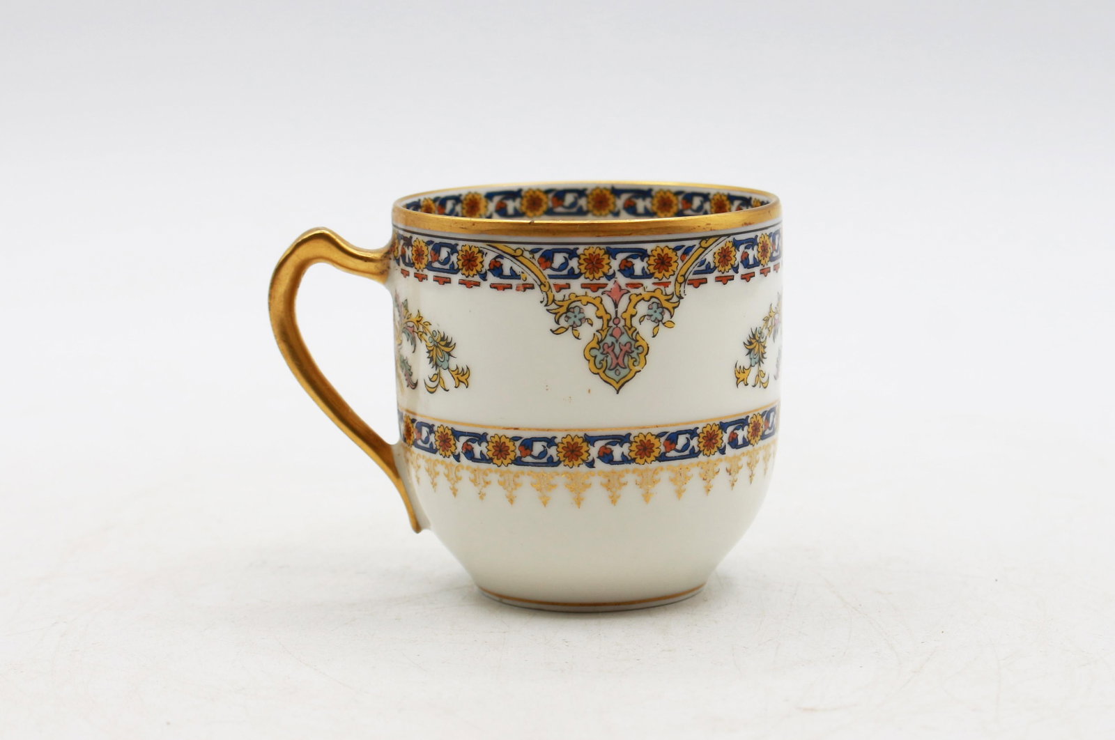 Late 19th Century Set of 4 Demitasse Cups & Saucers From Limoges, France - 6