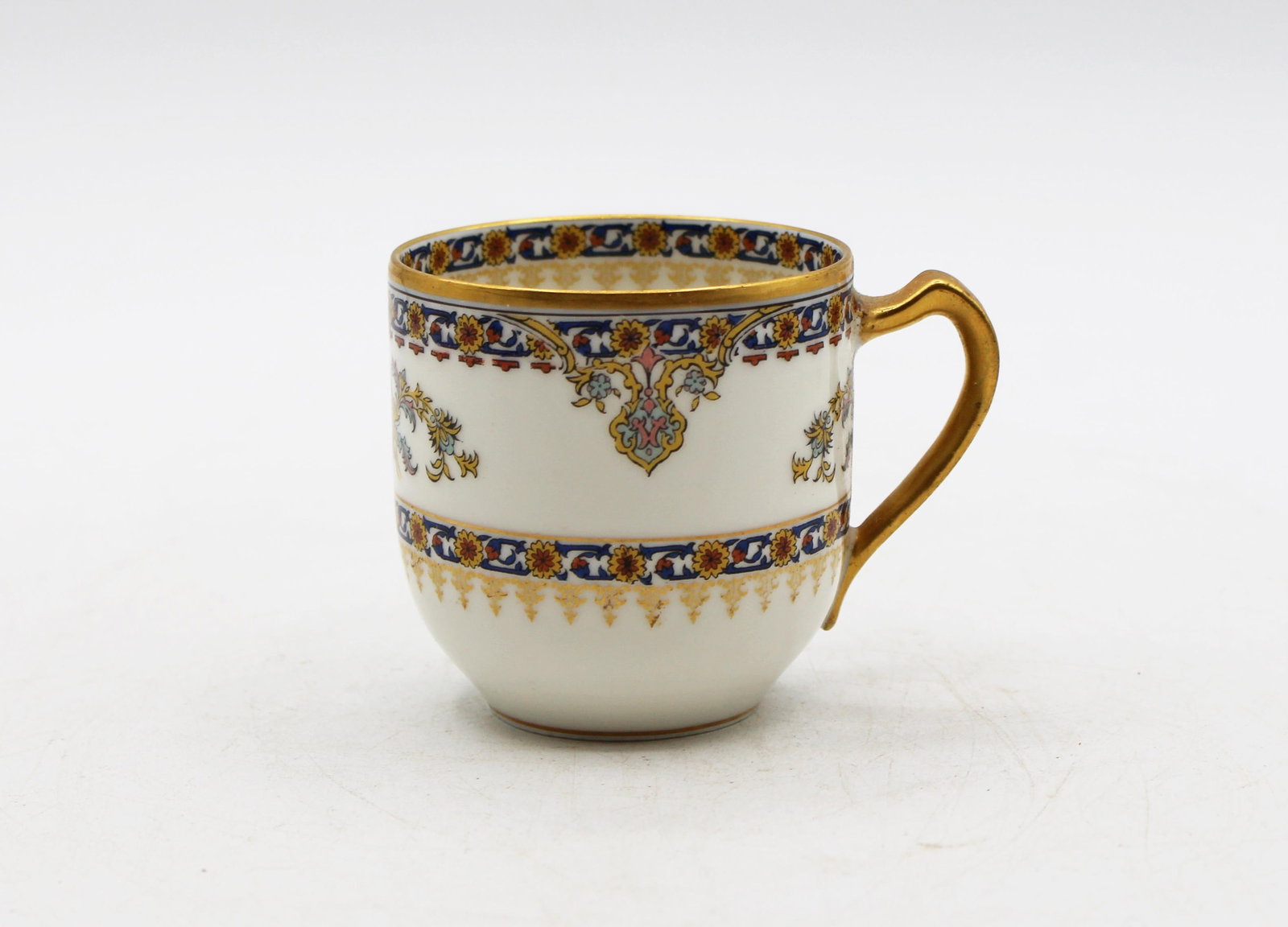 Late 19th Century Set of 4 Demitasse Cups & Saucers From Limoges, France - 8