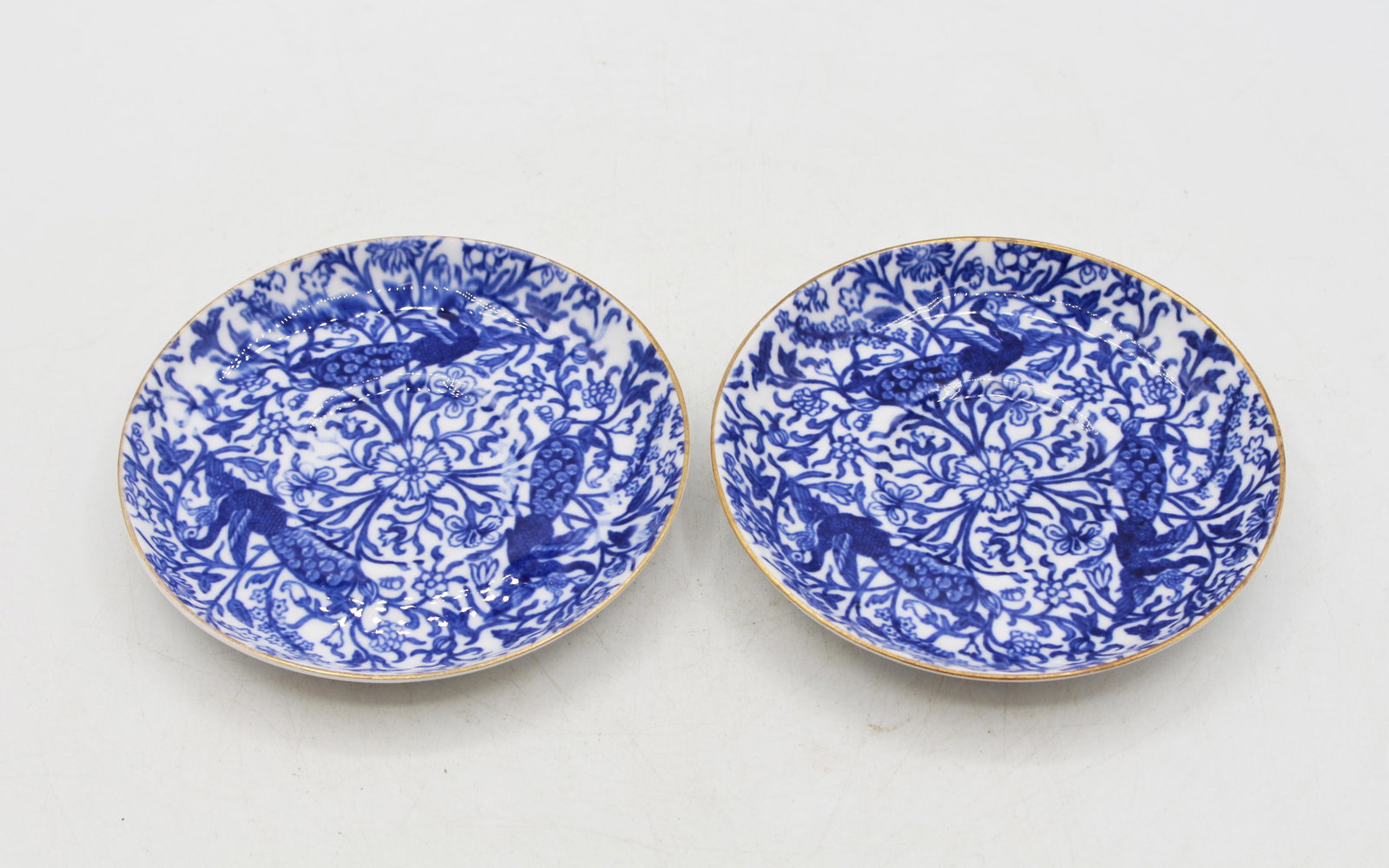 Circa 1878-1890 Pair of Demitasse Cups and Saucers by Royal Crown Derby - 2