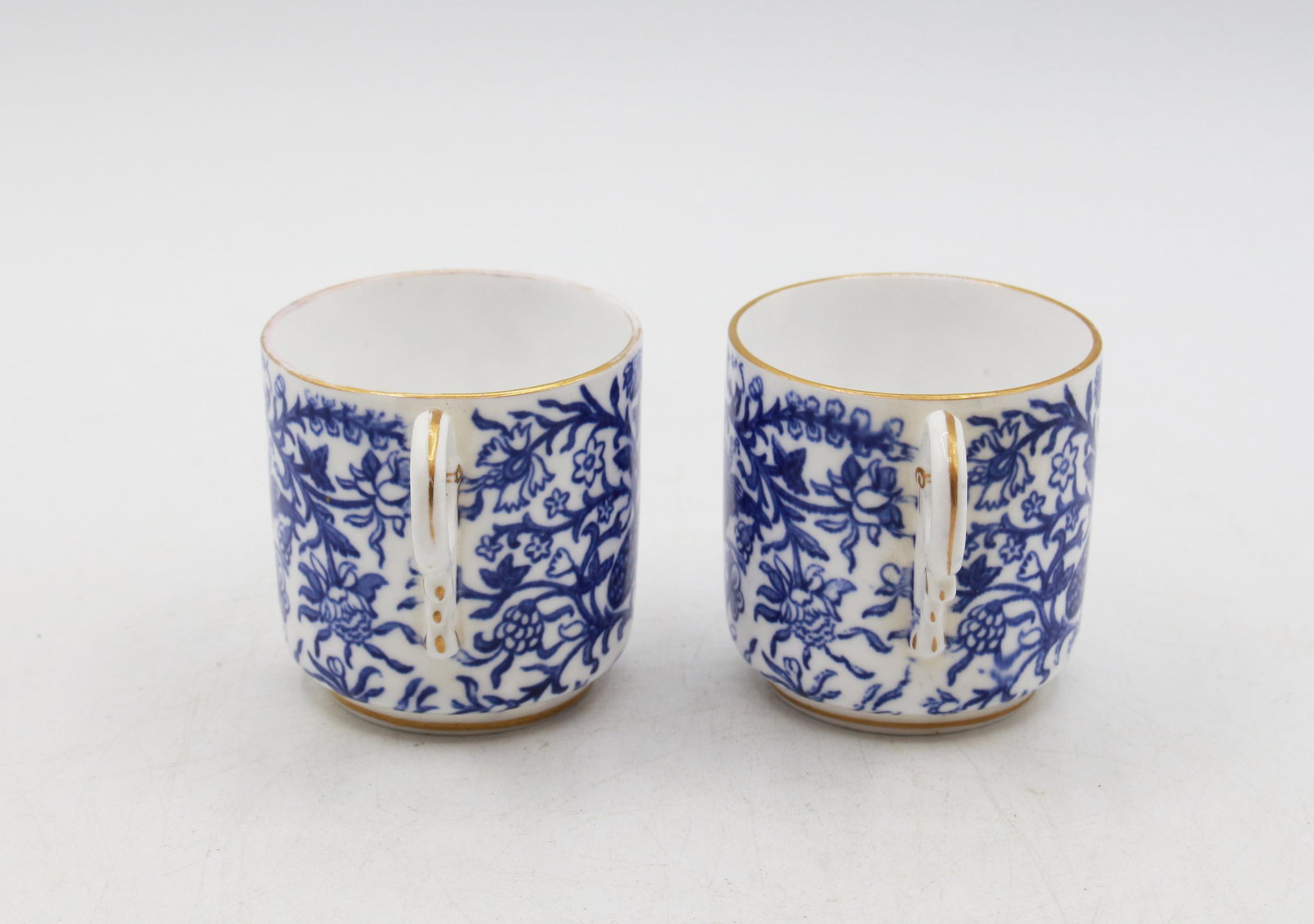 Circa 1878-1890 Pair of Demitasse Cups and Saucers by Royal Crown Derby - 5