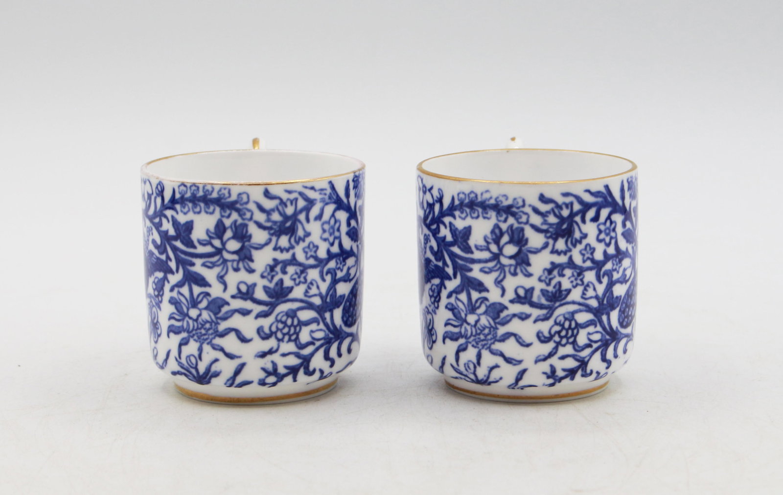 Circa 1878-1890 Pair of Demitasse Cups and Saucers by Royal Crown Derby - 7