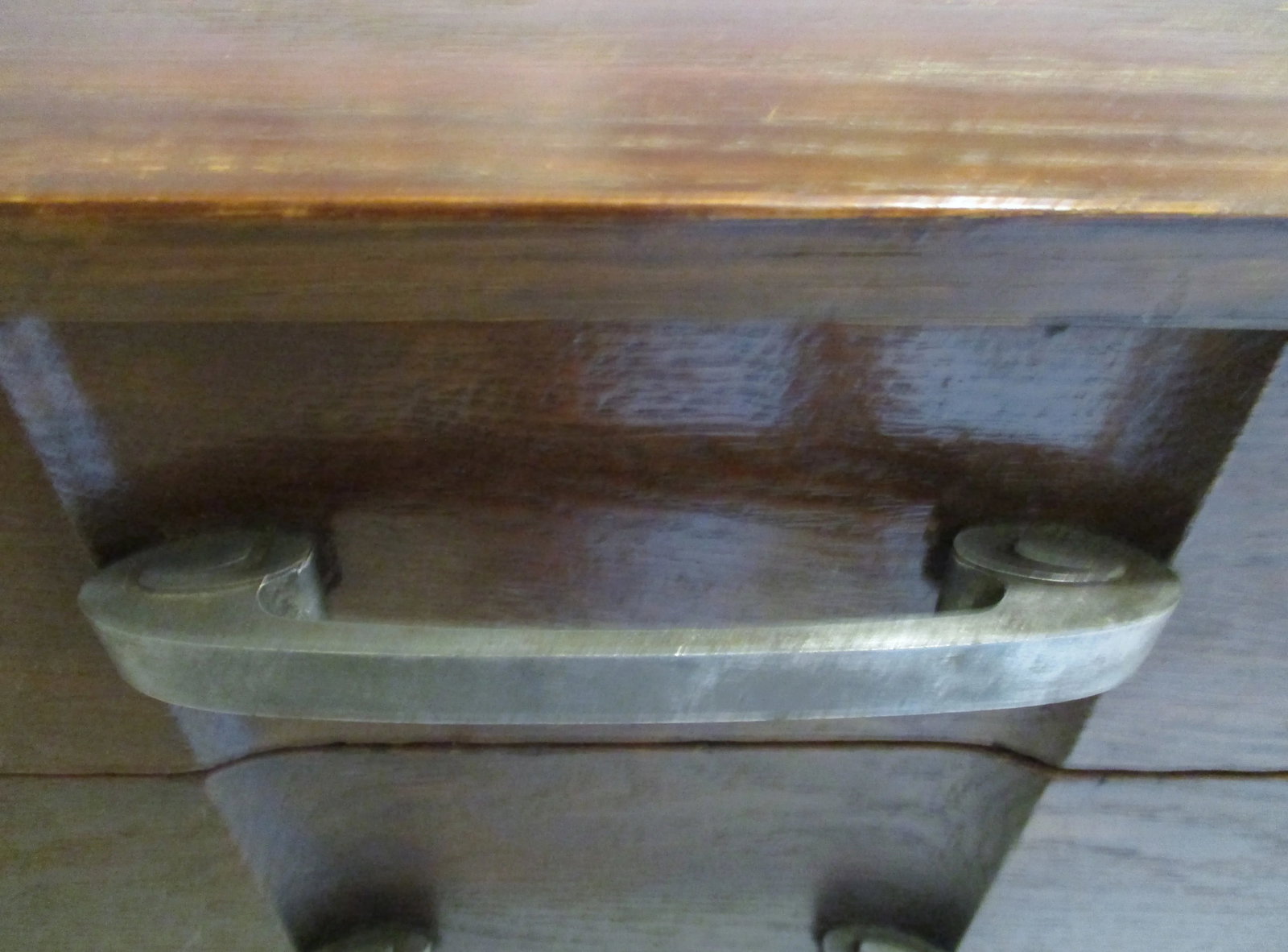 1950s Robsjohn-Gibbings Style Mid-Century Modern Walnut 3-Drawer Nightstand - 9