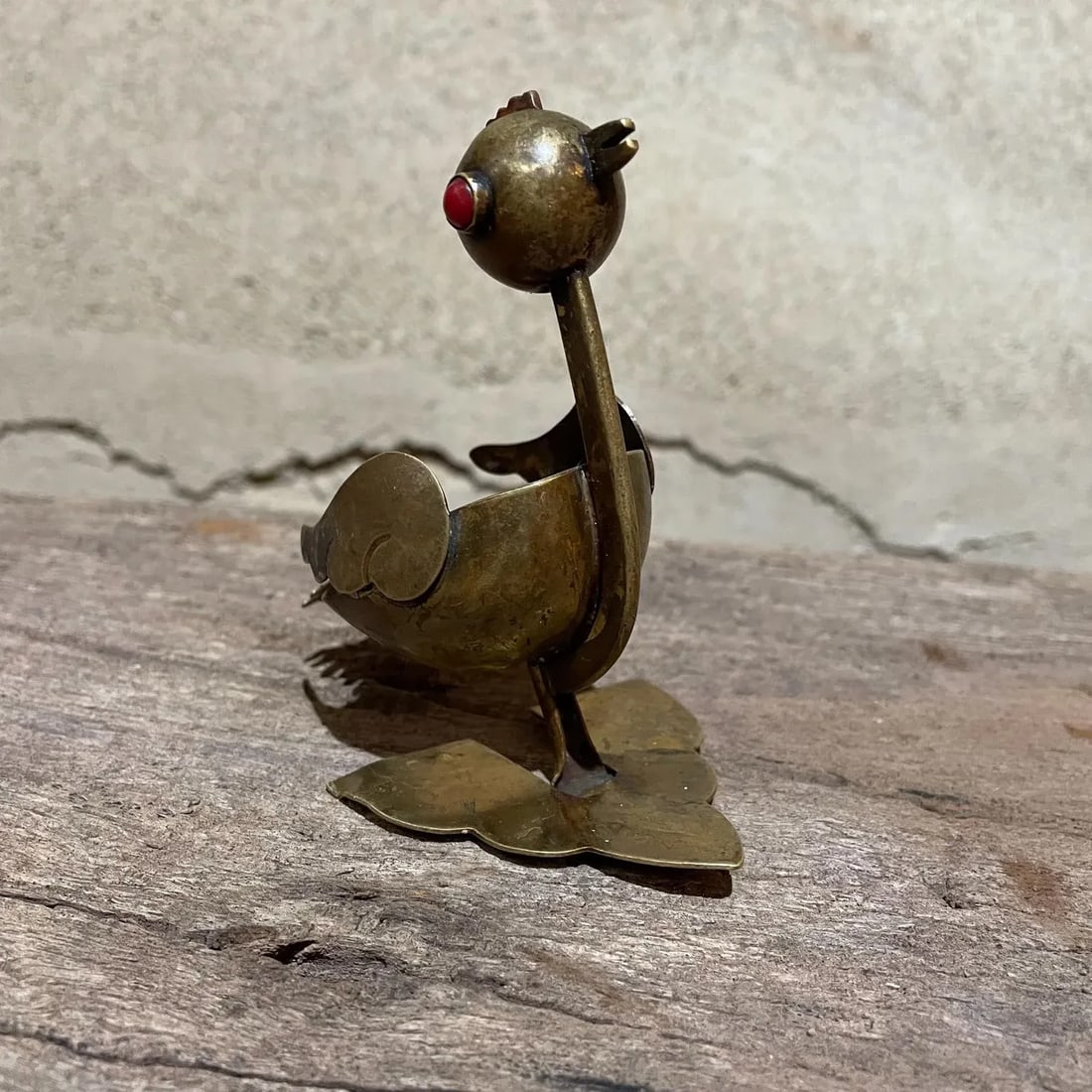 1960s Los Castillo Brass Big Bird Ashtray - 2