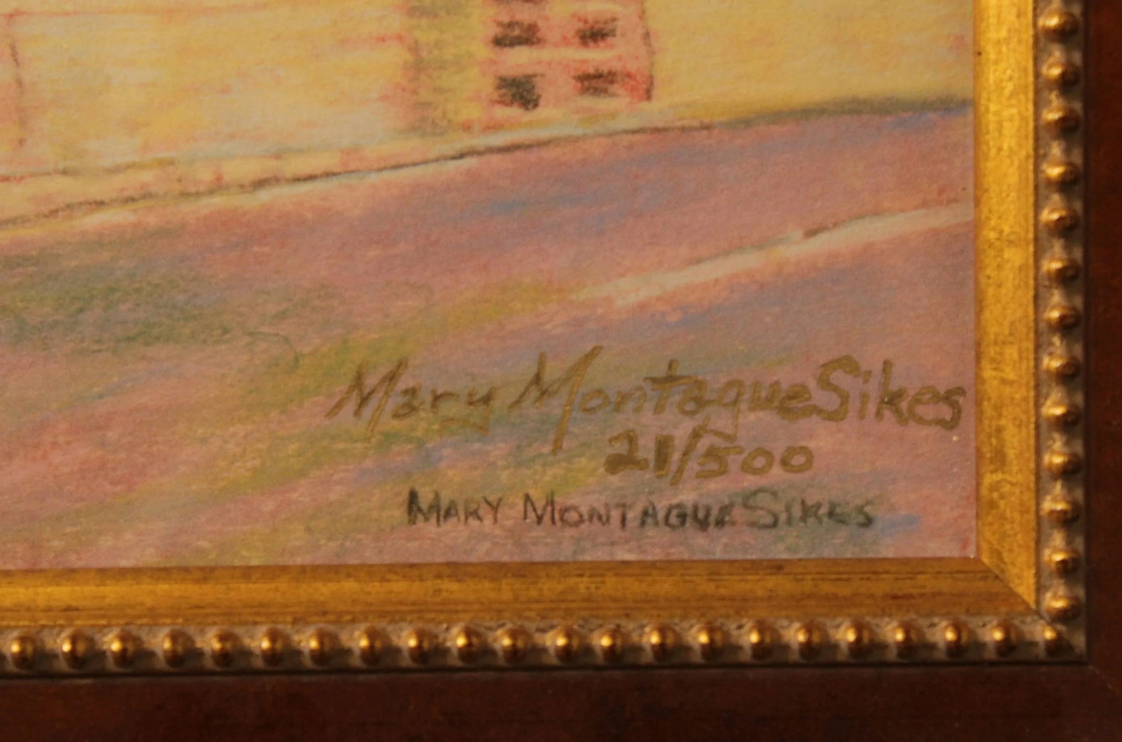 Mary Montague Sikes Hotel Du Pont Custom Framed Giclee Art Print - 6