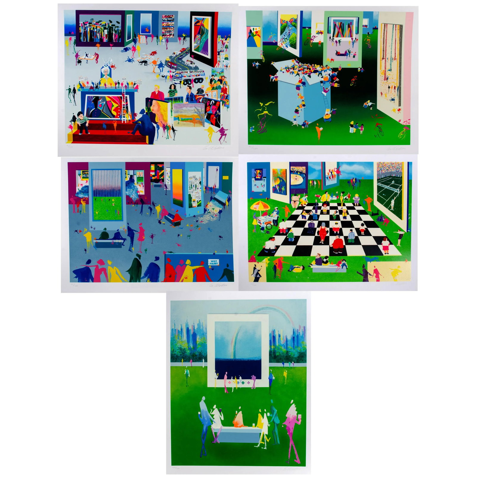Leo Posillico Serigraphs - Lot of 17 - 12