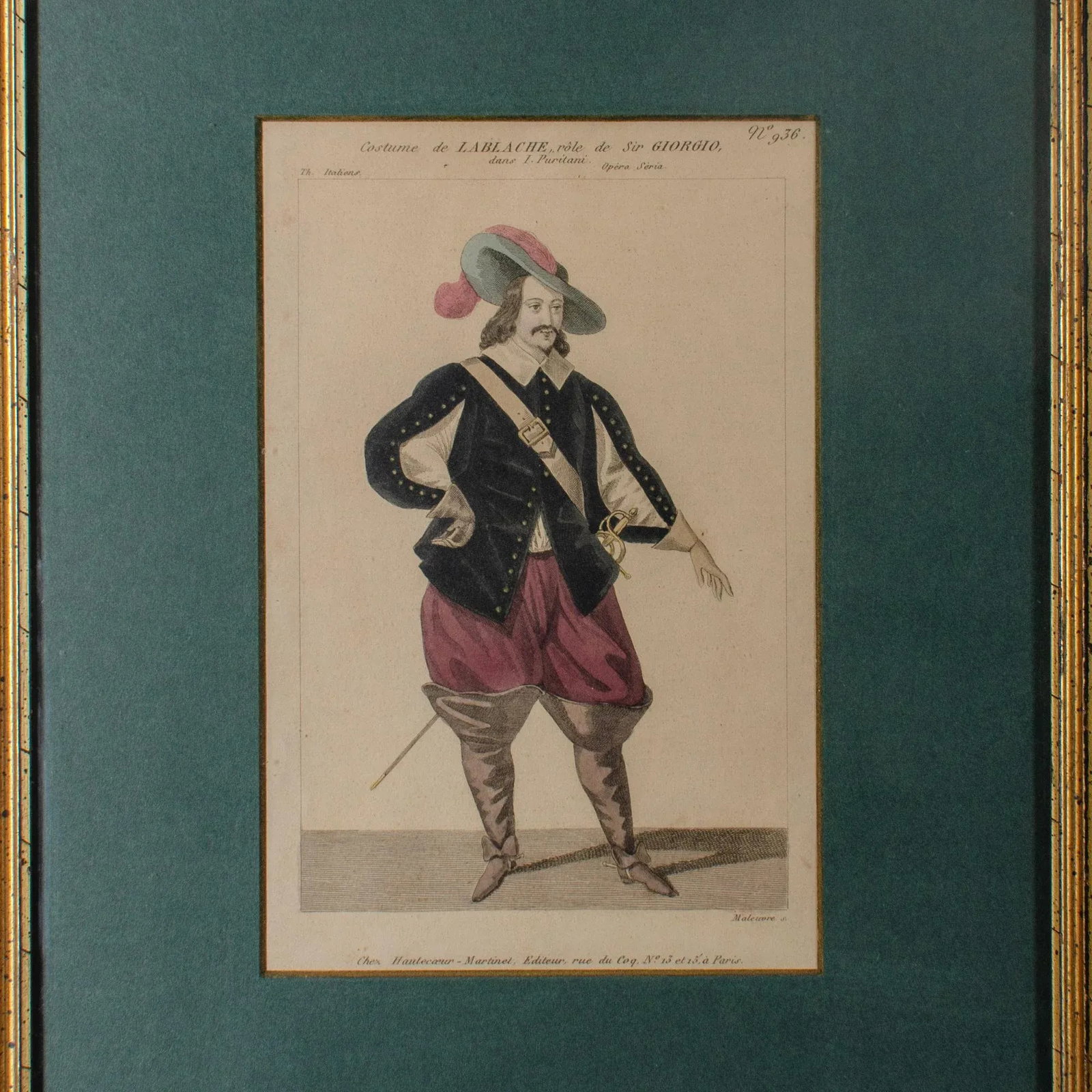 French Costume Engravings, Martinet C.1830s - a Pair - 5