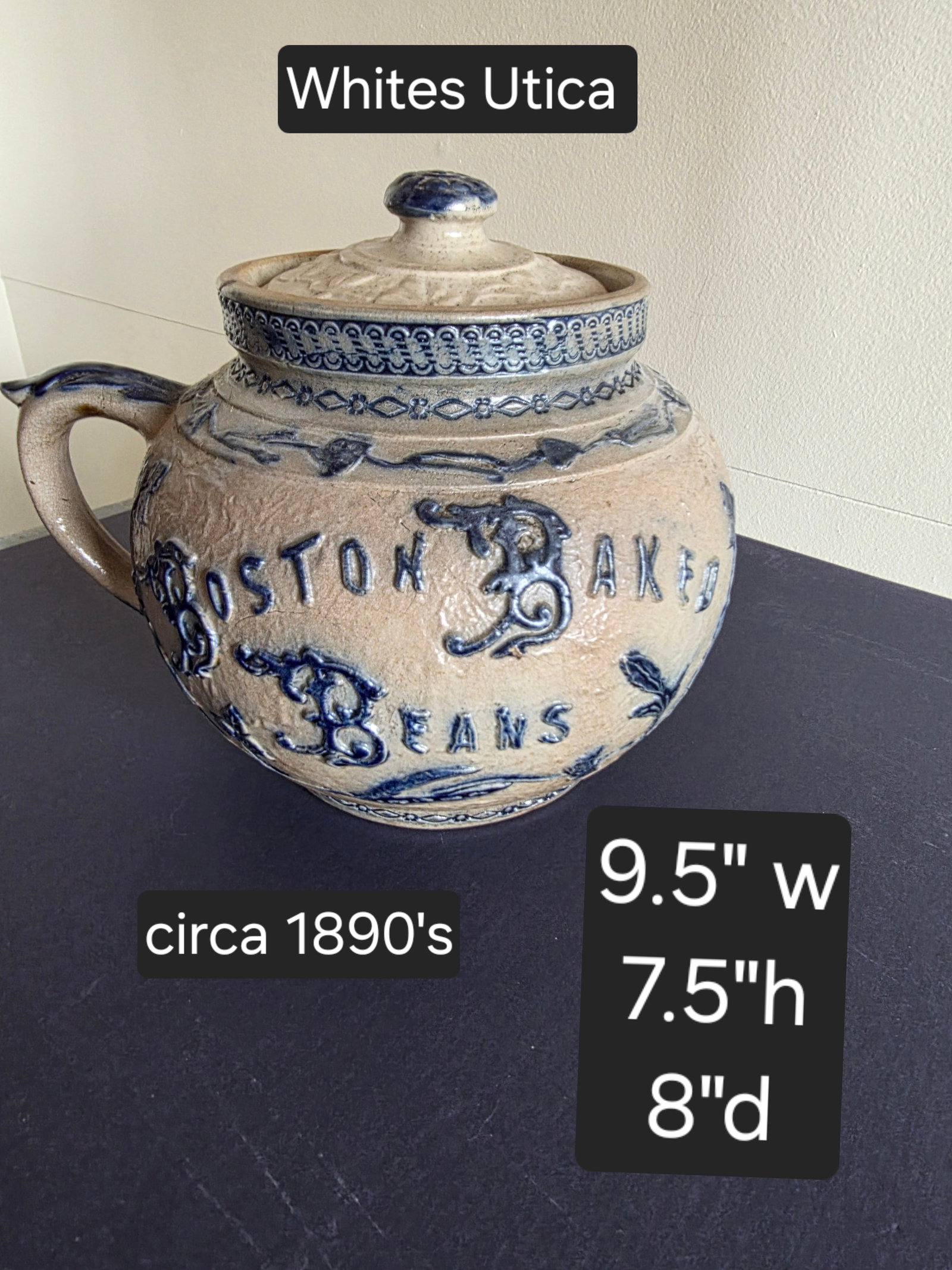 Stoneware Boston Baked Beans Pot - 2