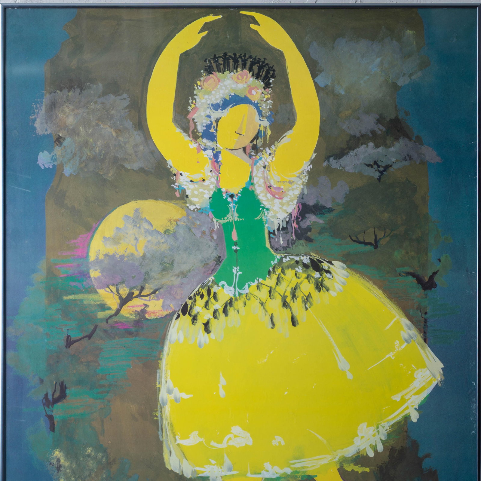 BjÃ¸rn Wiinblad Royal Danish Ballet Poster, Signed, 1988 - 3