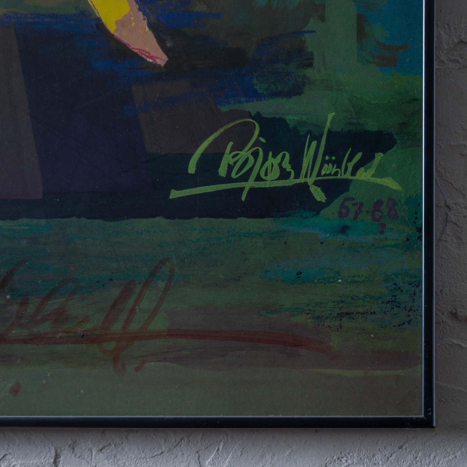 BjÃ¸rn Wiinblad Royal Danish Ballet Poster, Signed, 1988 - 5