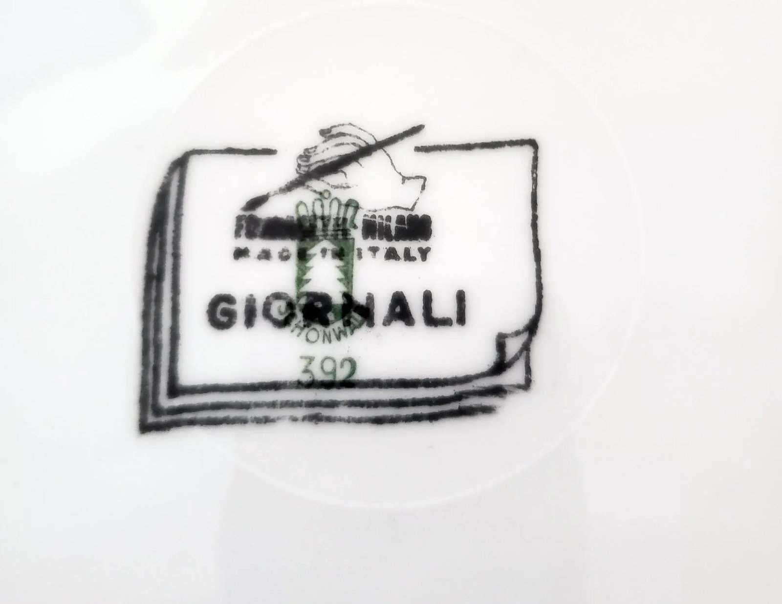 Early Piero Fornasetti Newspaper Plate, Daily Express, Giornali (Newspapers) - 4