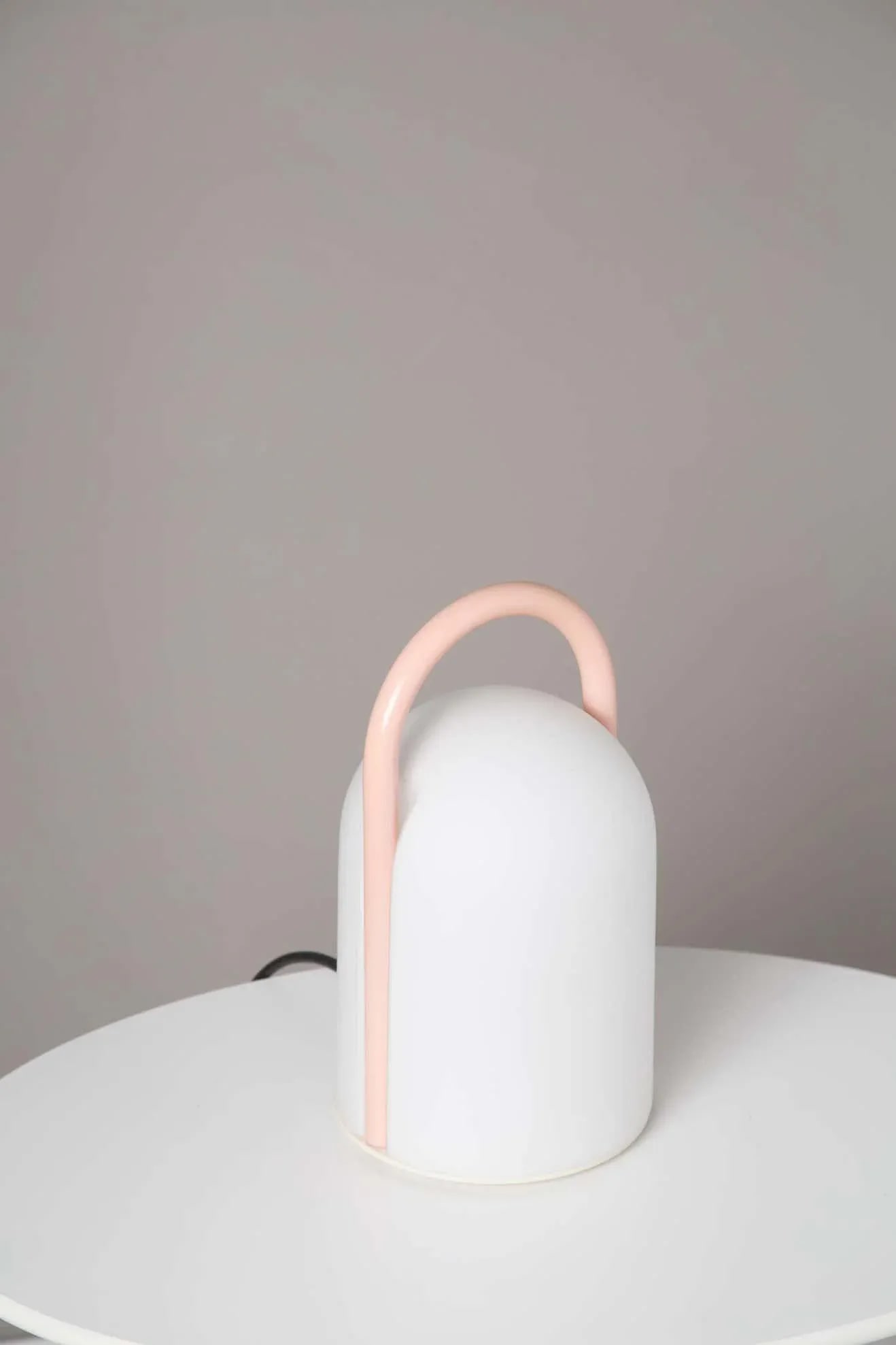 1980s Romolo Lanciani 'Tender' Glass Table Lamp for Tronconi - 9
