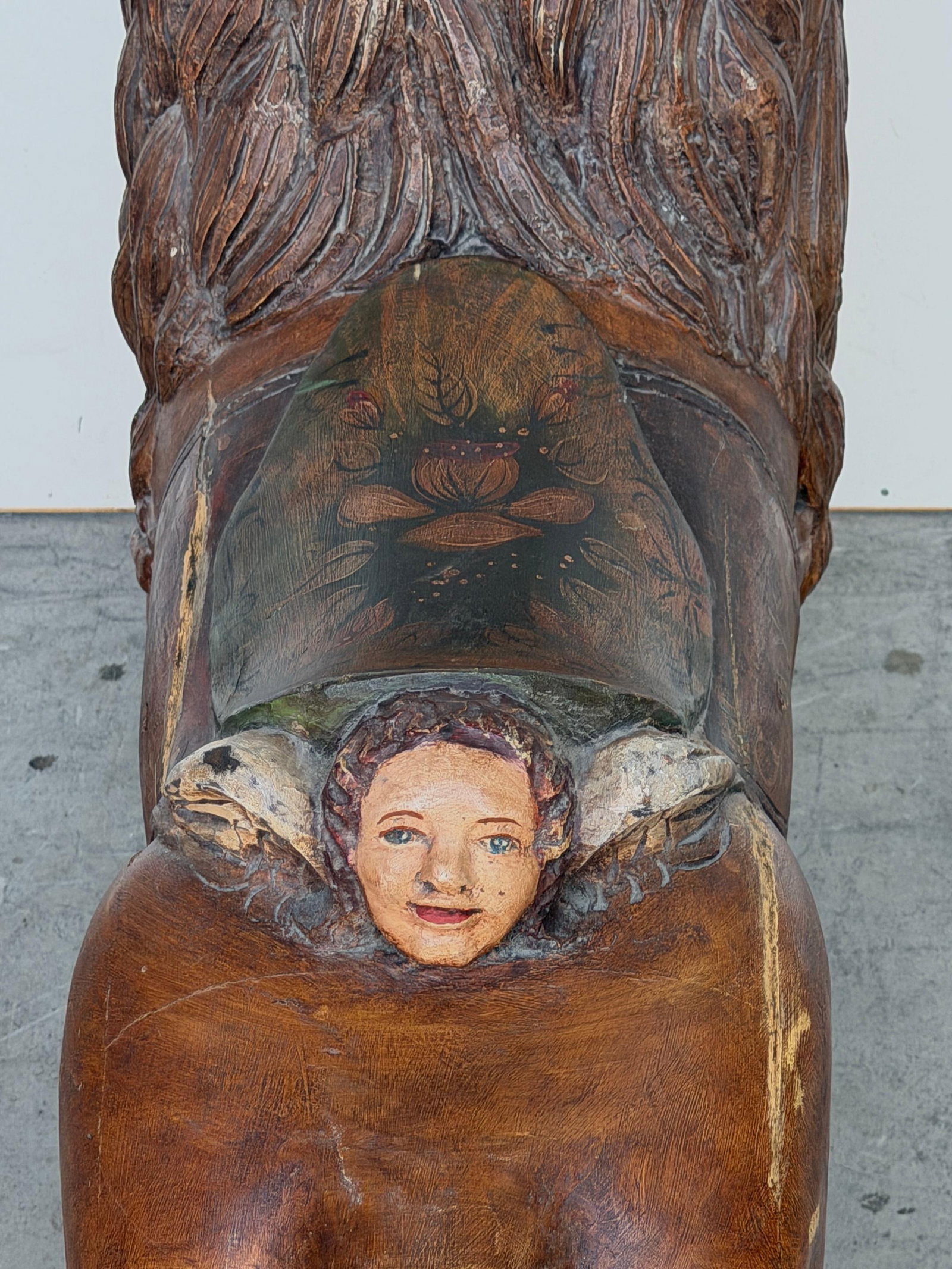20th Century Carved & Polychromed Carousel Lion, Style of Dentzel - 6
