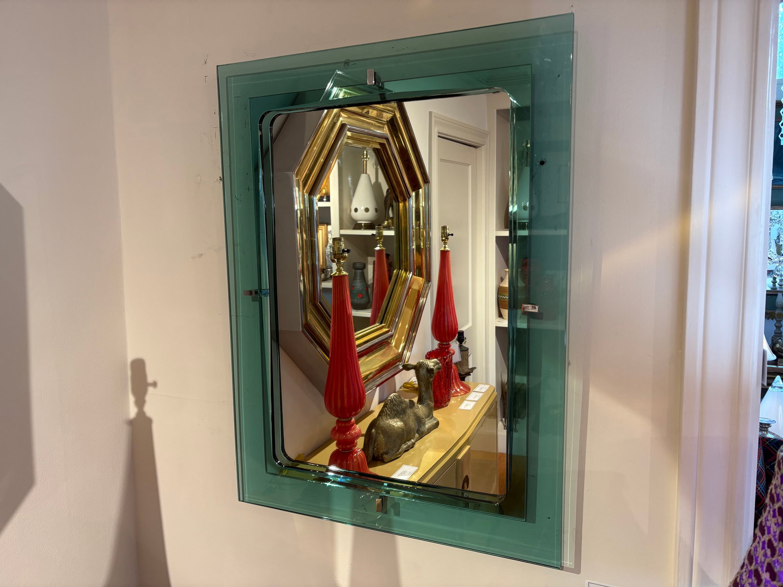 Italian Modern Fontana Arte Inspired Mirror - 2