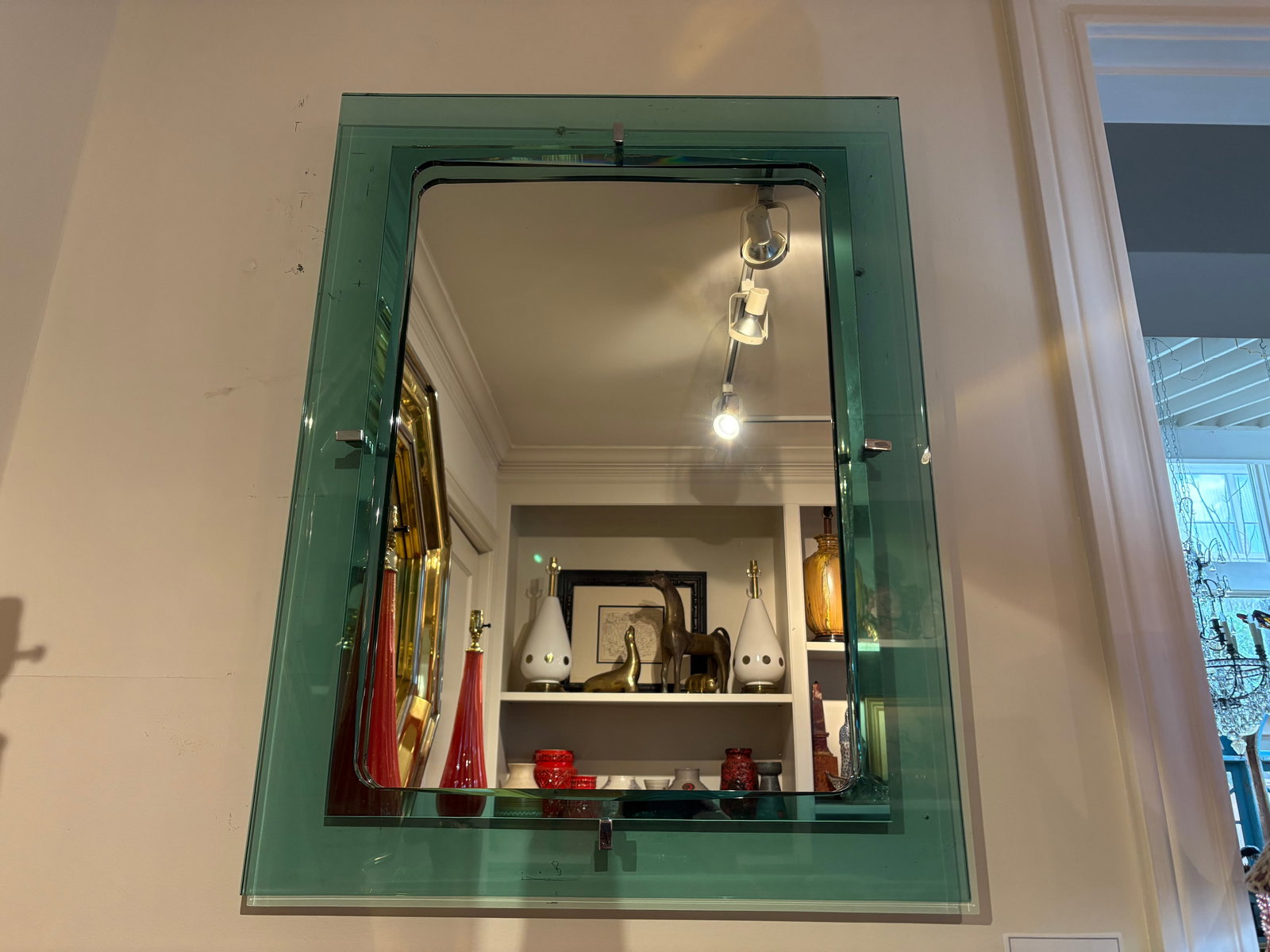 Italian Modern Fontana Arte Inspired Mirror - 5