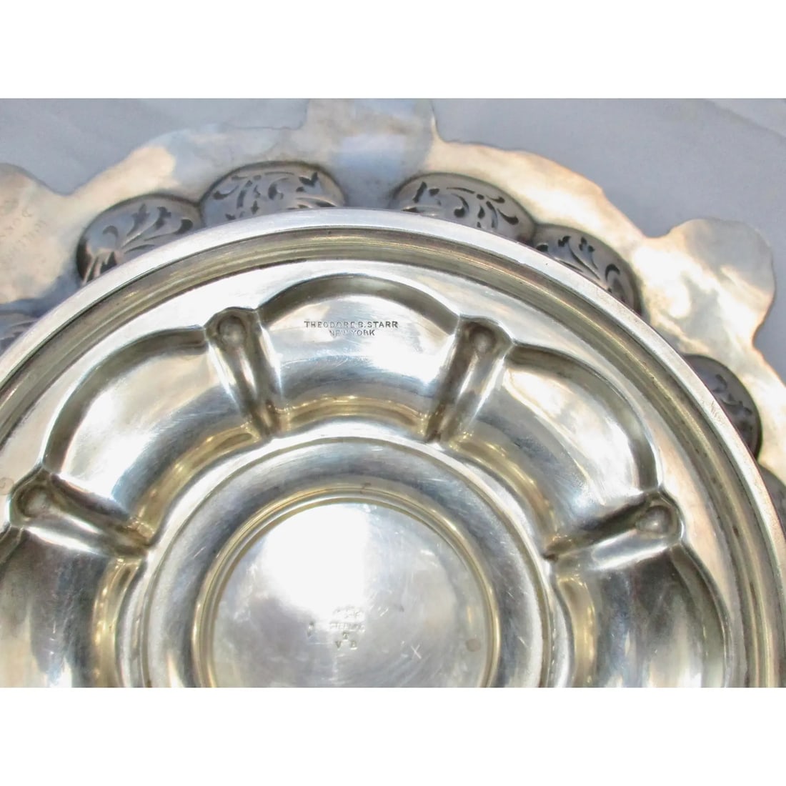 Sterling Silver Antique Serving Dish by Gorham 1909--32 Ounce - 7