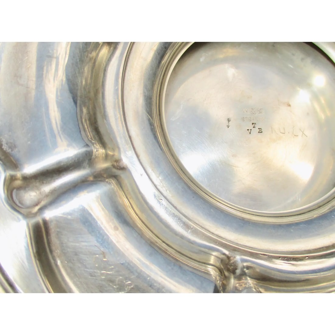 Sterling Silver Antique Serving Dish by Gorham 1909--32 Ounce - 8