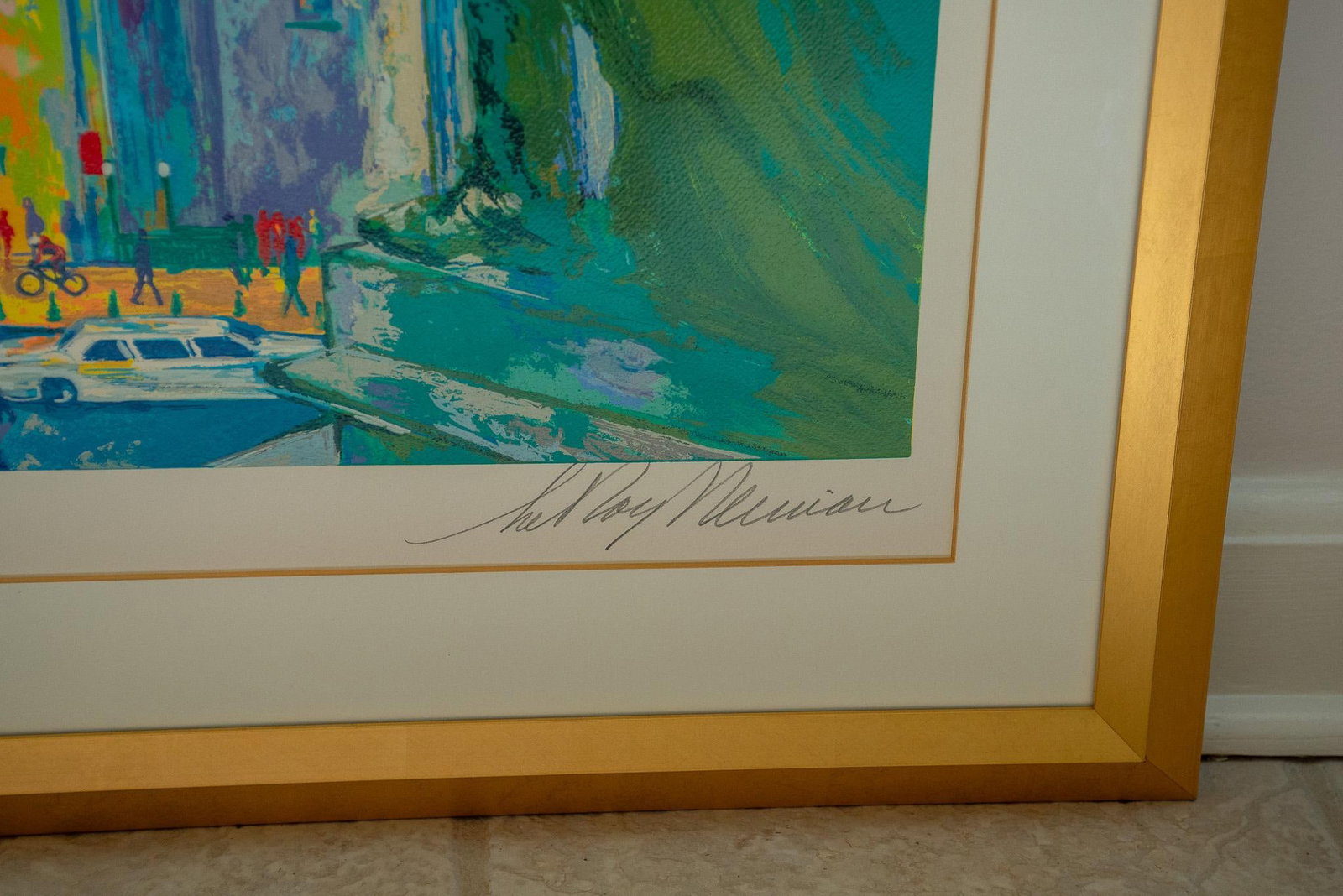 1980s LeRoy Neiman - New York Stock Exchange (Wall Street), Signed Limited Edition Serigraph - 4
