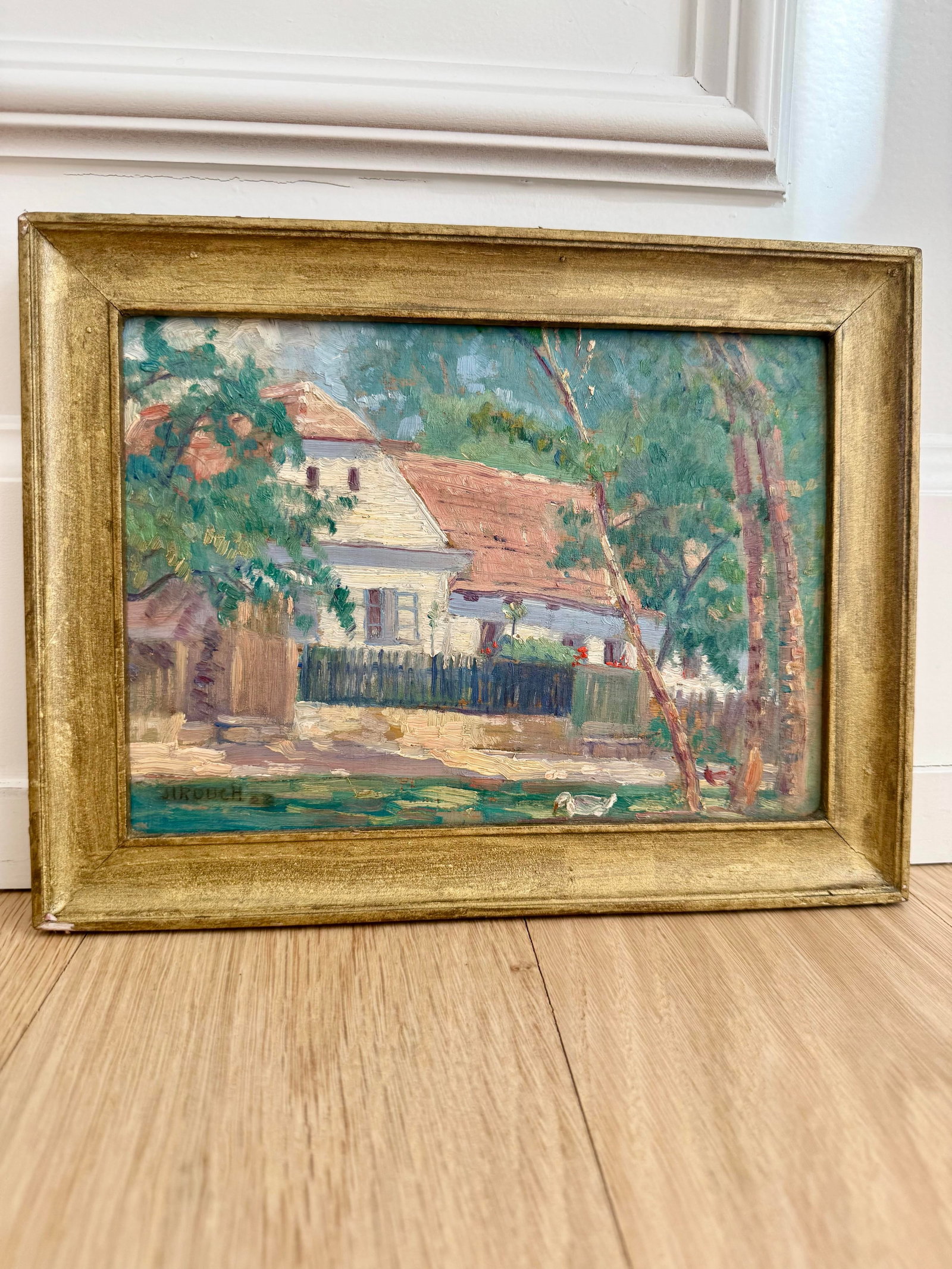 White House With Duck (1923) by Frank Luis Jirouch (American, 1878–1970) - 5