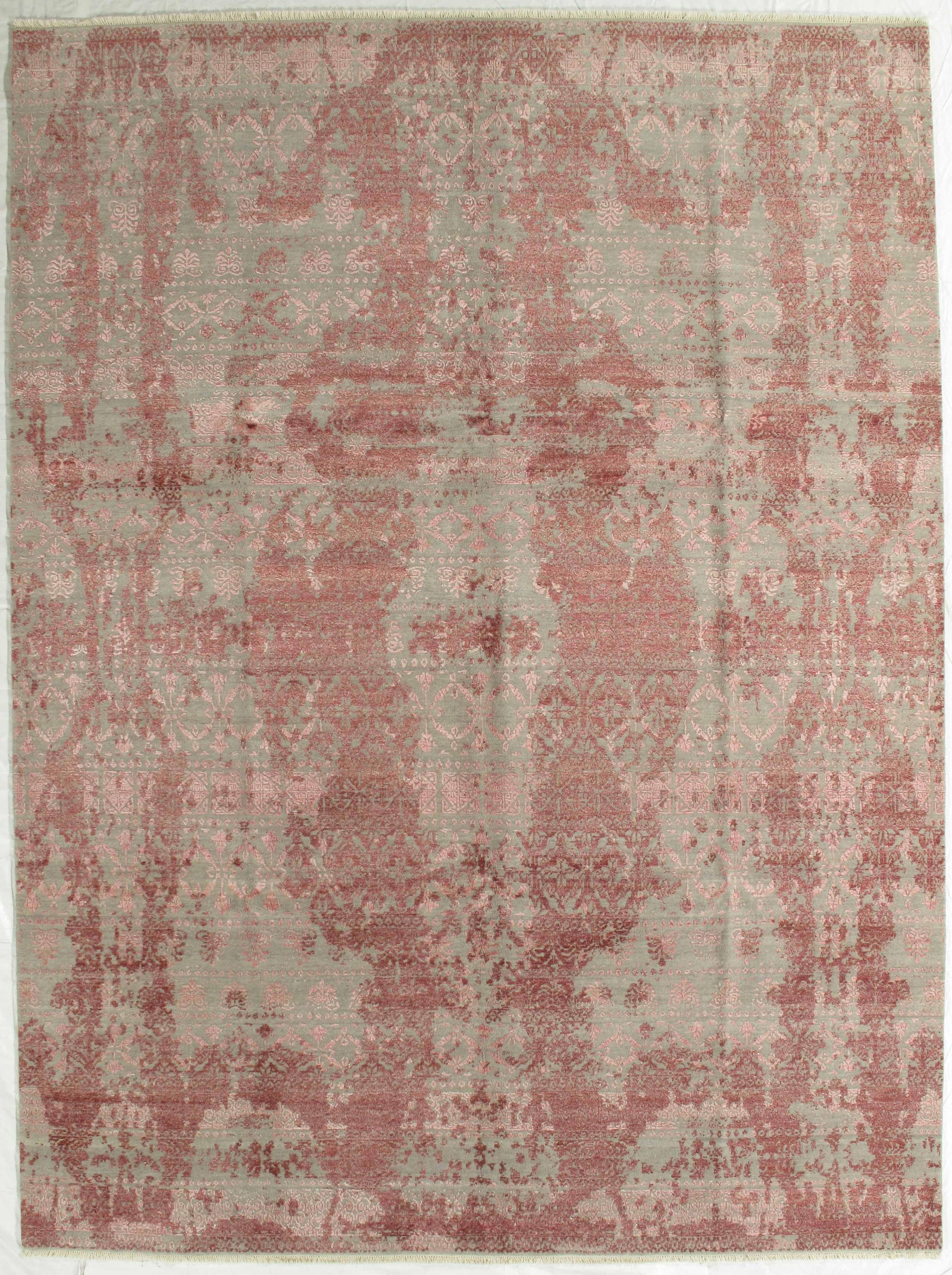 1980s Hand-Knotted Persian-Style Contemporary Rug 9'1" X 12'2" - 2