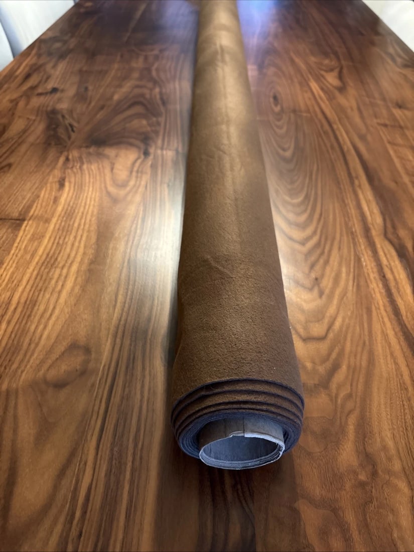 Arhaus Eco Leather Upholstery Fabric – Eagle Cres Mushroom – 6 Yards - 8