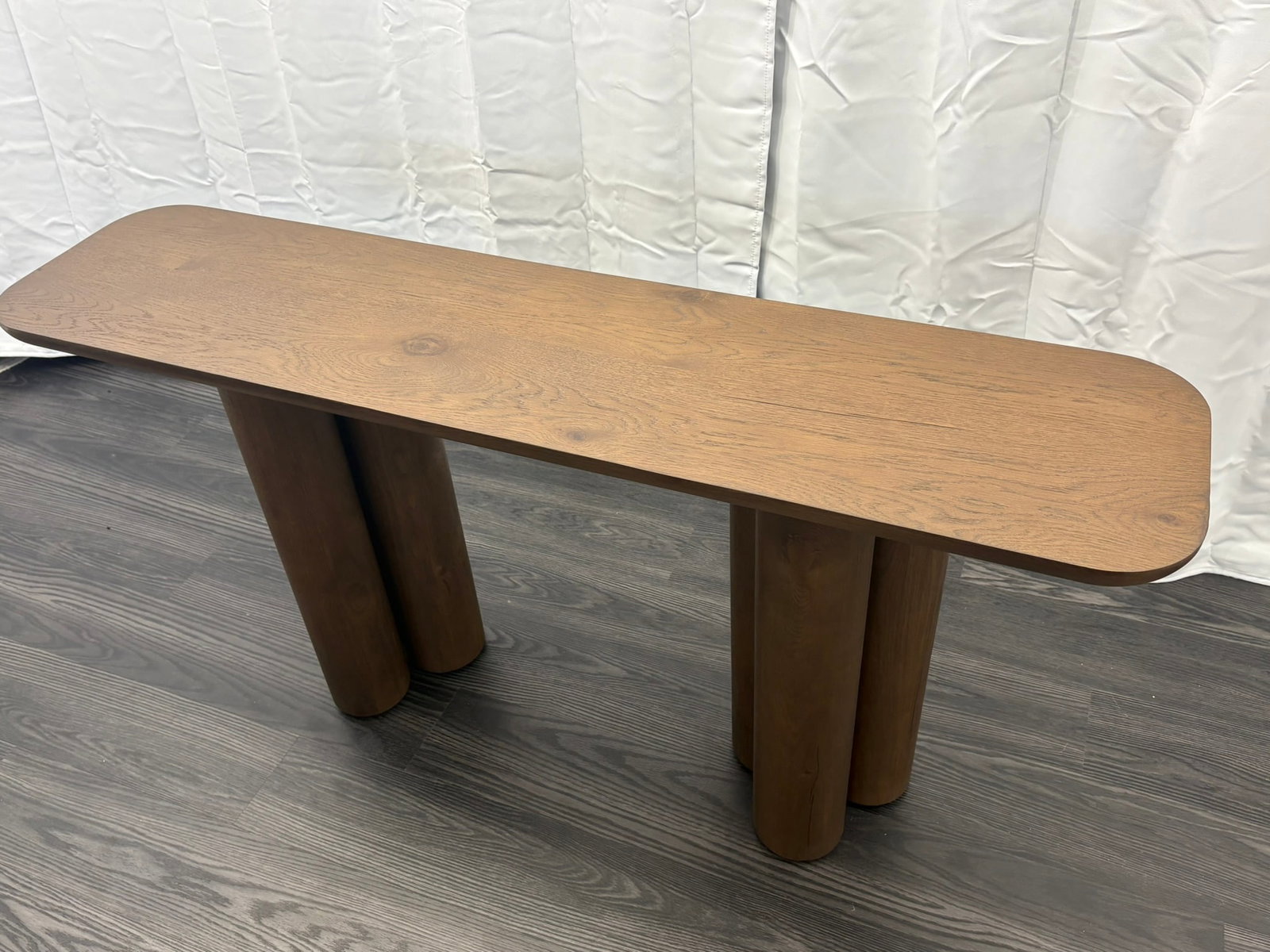 Rh Oslo Cylinder Console Table "” 60" - 4
